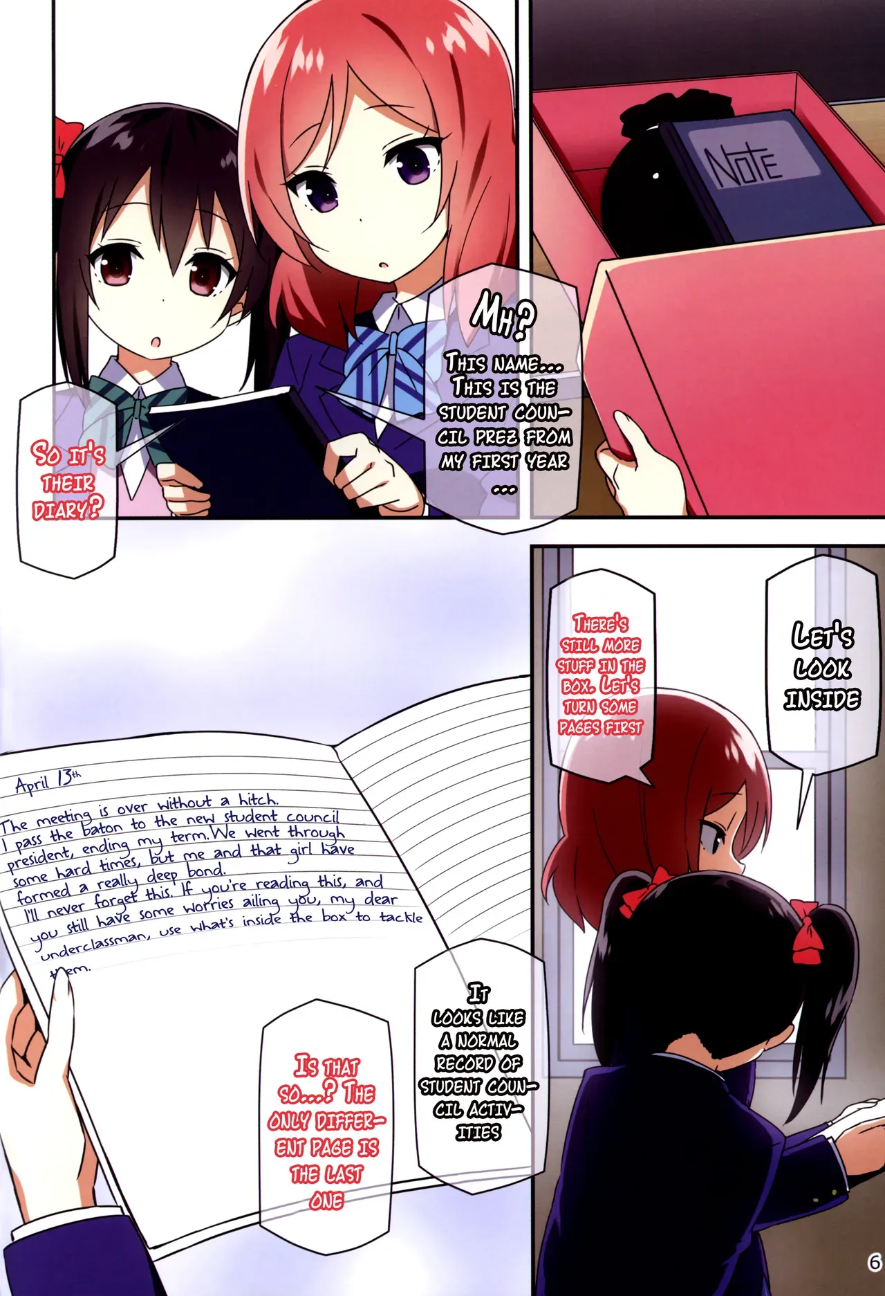 (C88) [Candy Club (Sky)] Endless Love ~Kako Kara no Present~ (Love Live!) [English] {doujins.com} - Page 5