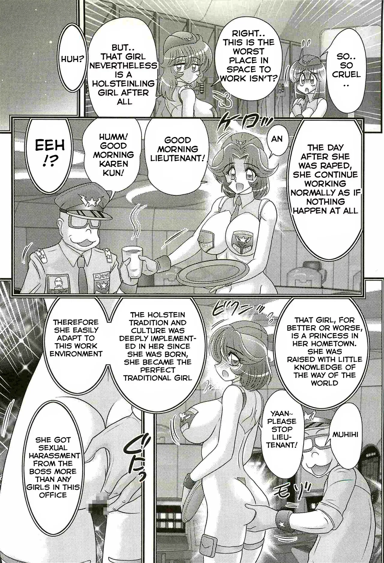 [Kamitou Masaki] Uchuu Fukei Karen Junsa -Kouzen Waisetsu- | Space Police Karen Ch. 4 [English] [Hong_Mei_Ling] - Page 10
