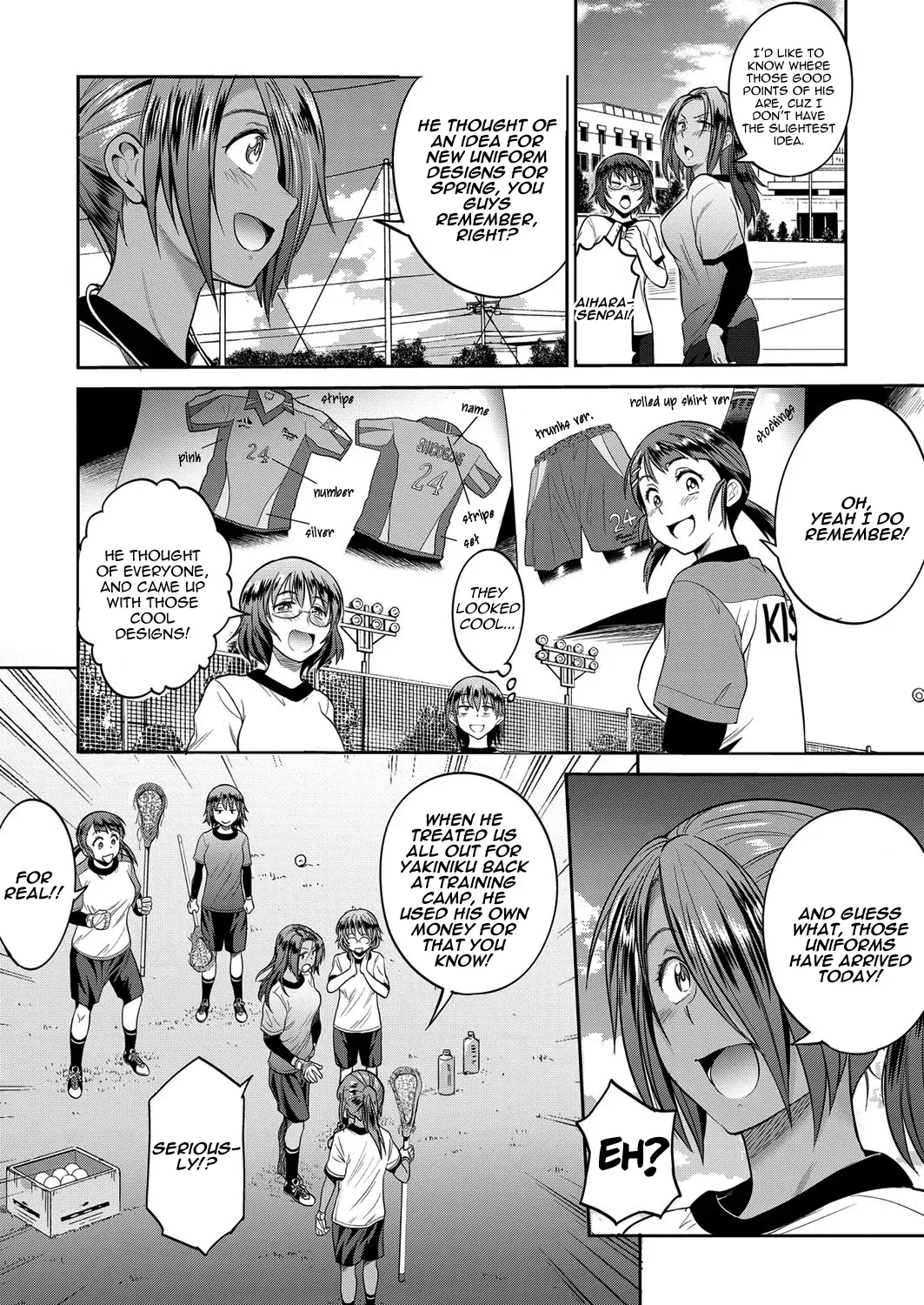 [DISTANCE] Joshi Lacu! - Girls Lacrosse Club ~2 Years Later~ Ch. 1.5 (COMIC ExE 06) [English] [TripleSevenScans] [Digital] - Page 2