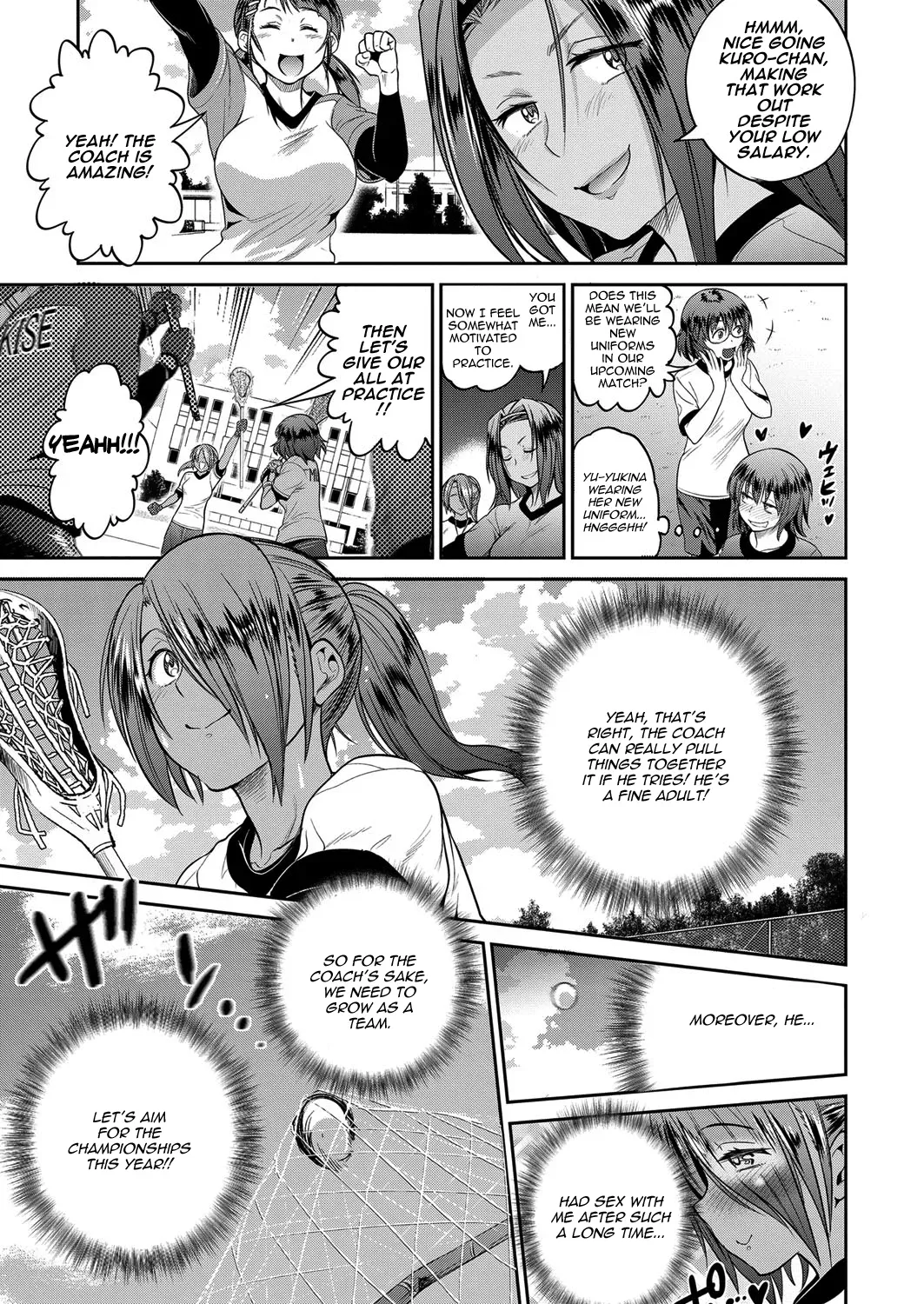 [DISTANCE] Joshi Lacu! - Girls Lacrosse Club ~2 Years Later~ Ch. 1.5 (COMIC ExE 06) [English] [TripleSevenScans] [Digital] - Page 3