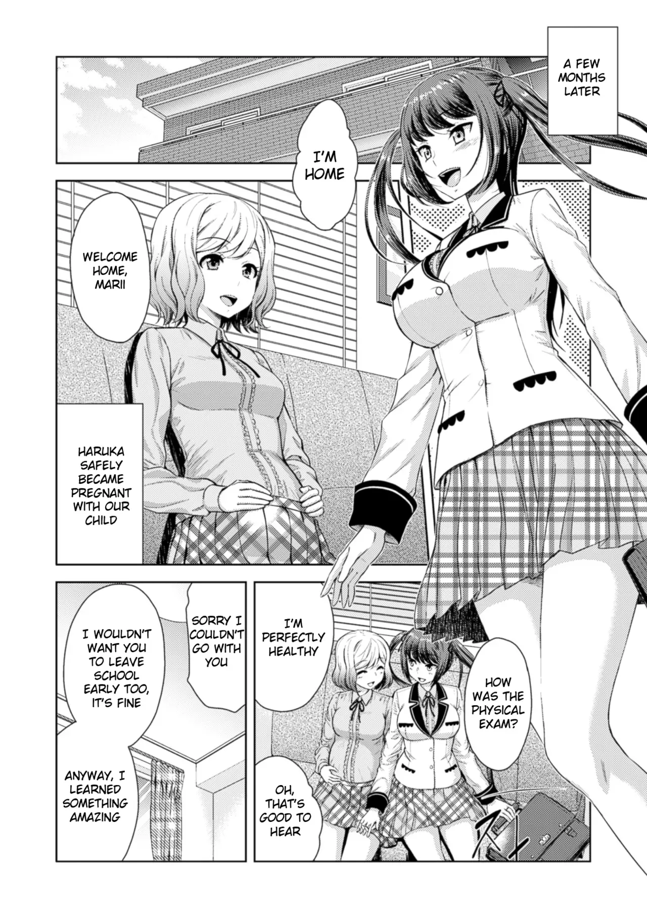 [Yamada Gogogo] Rakuen no Marriage | Marriage In Paradise (2D Comic Magazine Yuri Ninshin Vol. 4) [English] [Heavenchai] [Digital] - Page 10