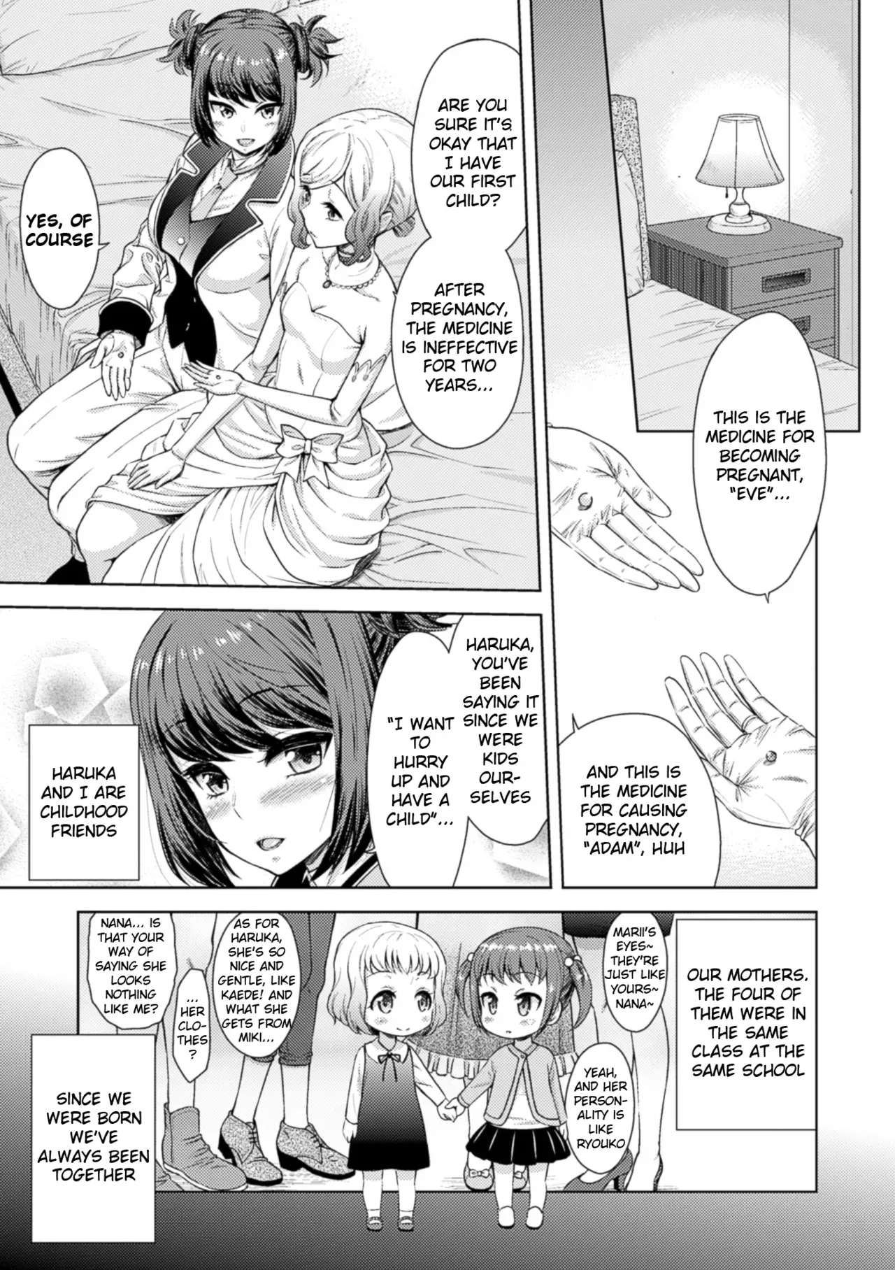 [Yamada Gogogo] Rakuen no Marriage | Marriage In Paradise (2D Comic Magazine Yuri Ninshin Vol. 4) [English] [Heavenchai] [Digital] - Page 3