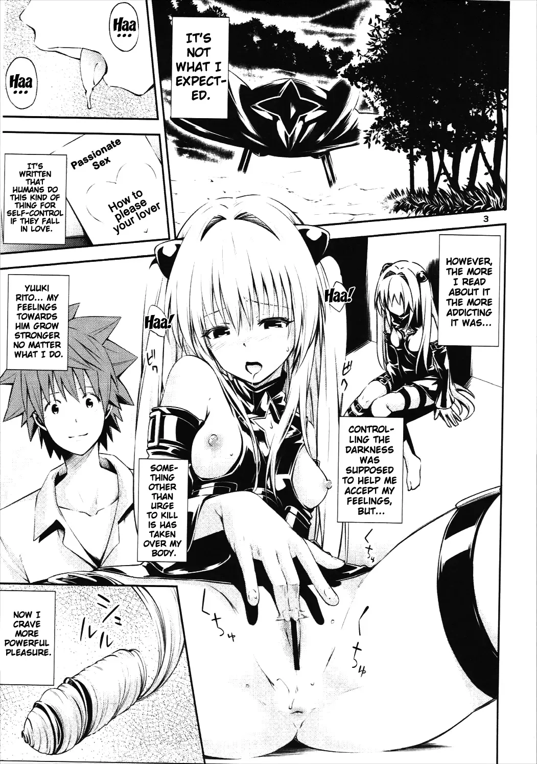 (CCFukuoka43) [Takeuma no Tomo (Iburo.)] Watashi to Harenchi Shiyo (To LOVE-Ru Darkness) [English] {doujins.com} - Page 2