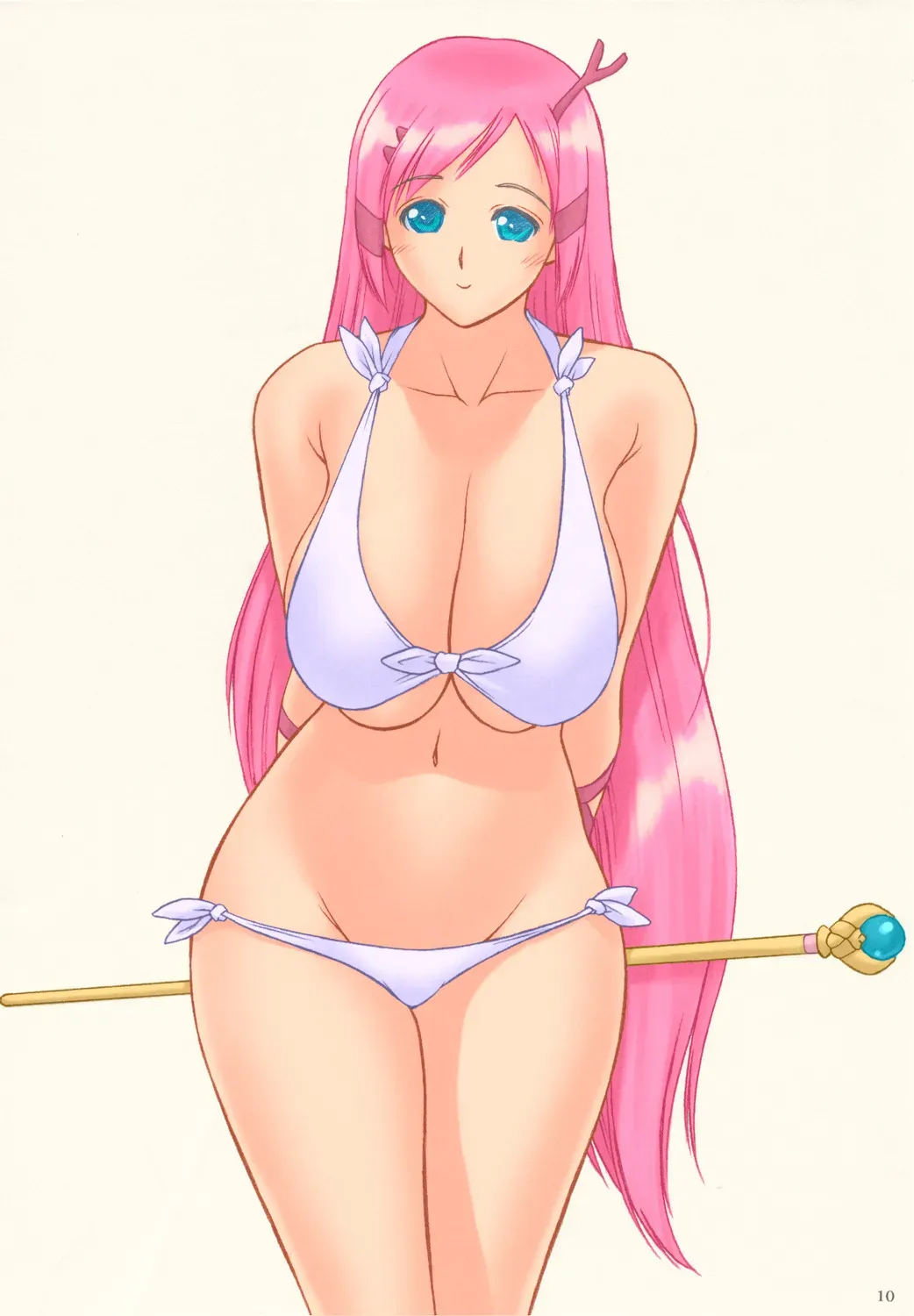 (C70) [Hellabunna (Iruma Kamiri)] Makka na Bikini IV Fukkatsu | Bright Red Bikini IV Rebirth (Athena) [English] [Colorized] - Page 10
