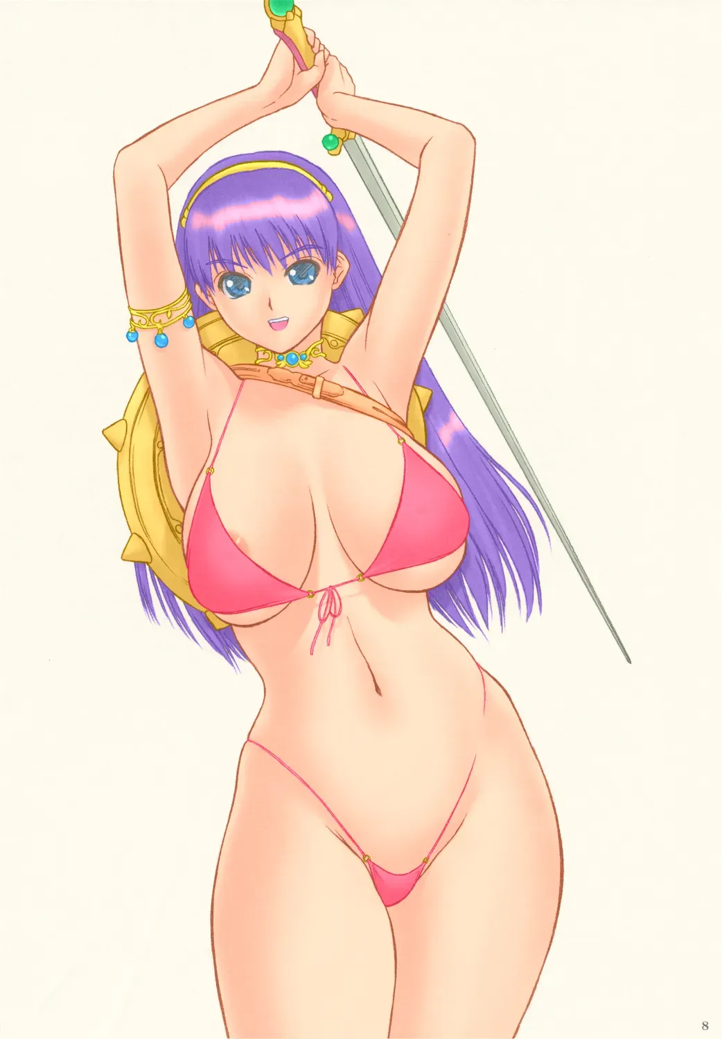 (C70) [Hellabunna (Iruma Kamiri)] Makka na Bikini IV Fukkatsu | Bright Red Bikini IV Rebirth (Athena) [English] [Colorized] - Page 8
