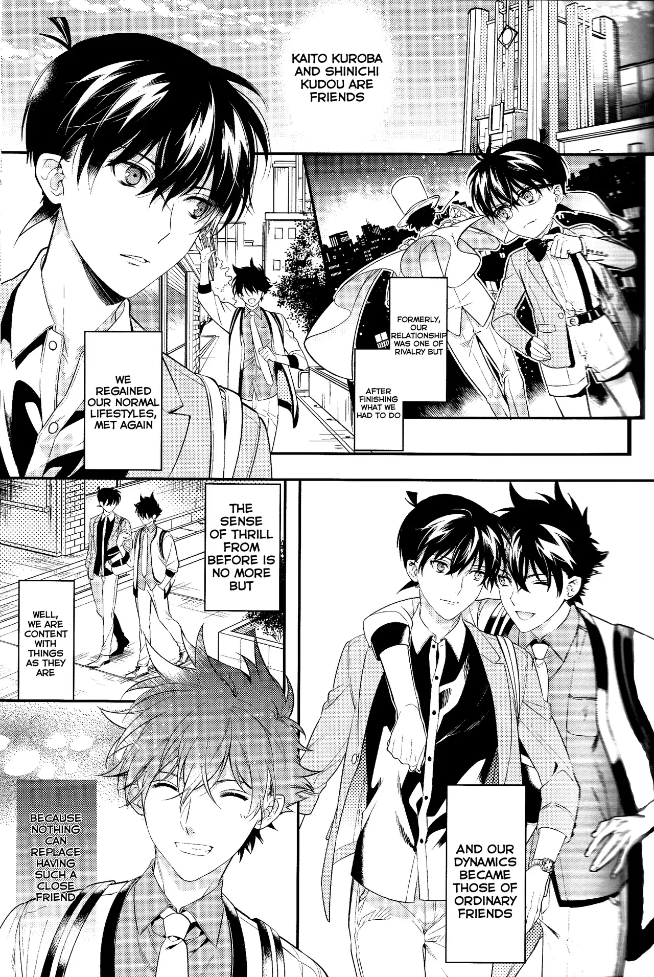 (Koi wa Nankai x Shinrisen!) [Tetsu-Sabi (Roa)] Uso wa Koi no Hajimari (Detective Conan) [English] [Ao] - Page 2