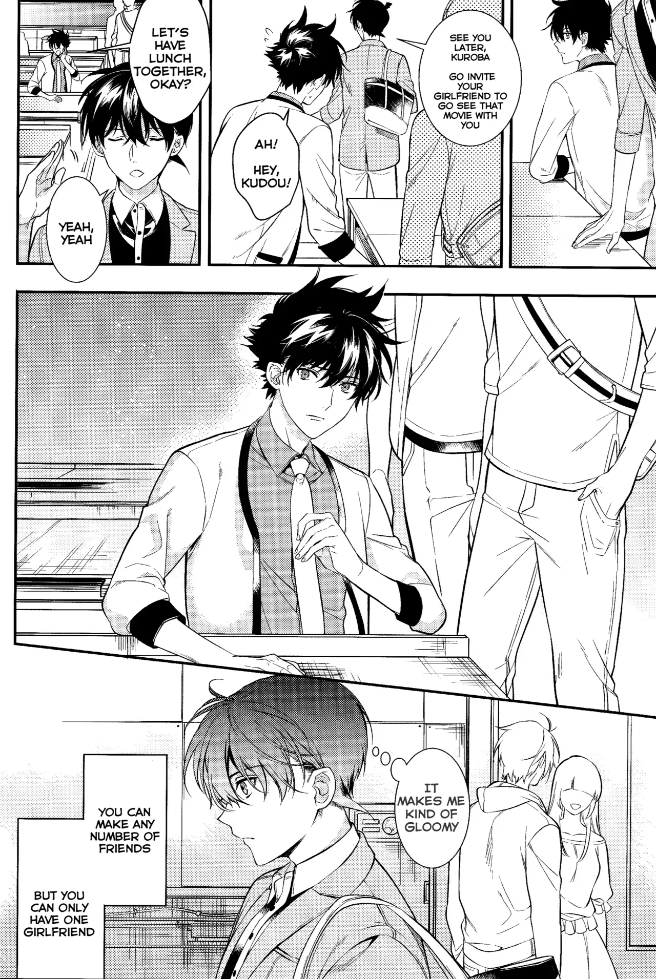 (Koi wa Nankai x Shinrisen!) [Tetsu-Sabi (Roa)] Uso wa Koi no Hajimari (Detective Conan) [English] [Ao] - Page 5