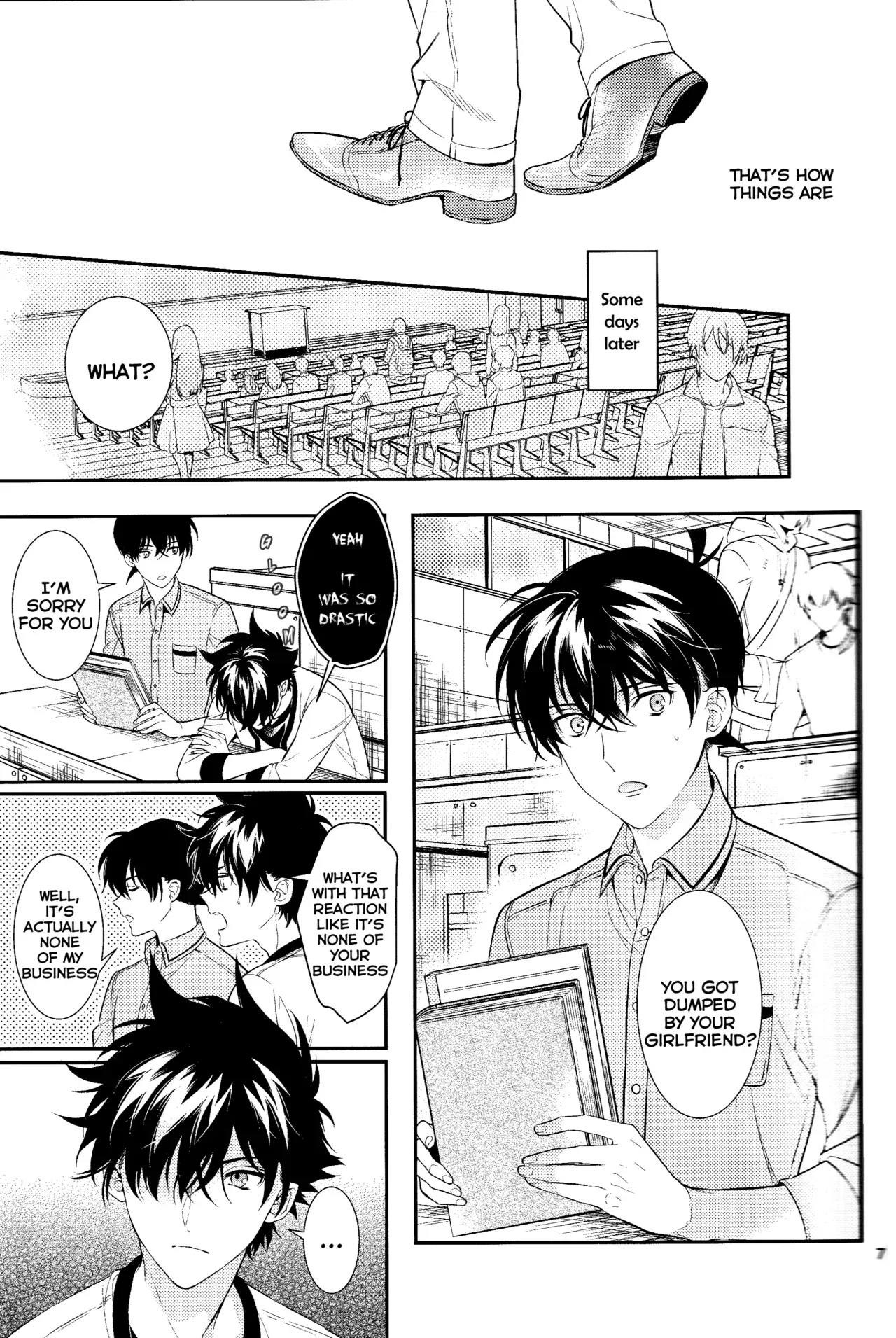 (Koi wa Nankai x Shinrisen!) [Tetsu-Sabi (Roa)] Uso wa Koi no Hajimari (Detective Conan) [English] [Ao] - Page 6