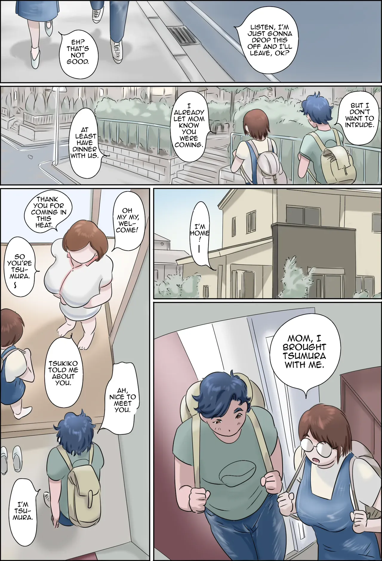 [Zenmai Kourogi] Kanojo no Hahaoya ga Guigui Sasottekuru Ken | My Girlfriend's Mother Jumps my Bones [English] [Amoskandy] - Page 2