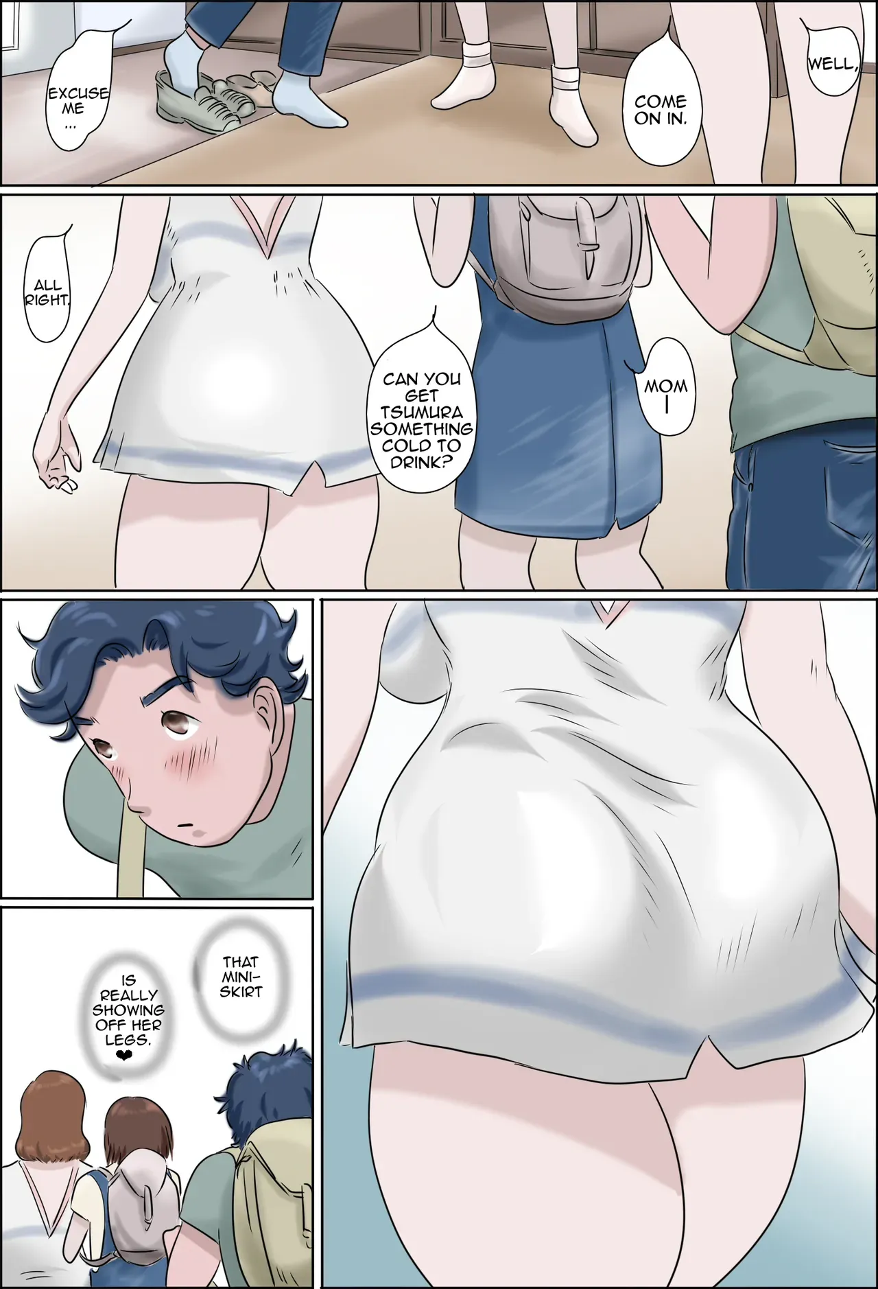[Zenmai Kourogi] Kanojo no Hahaoya ga Guigui Sasottekuru Ken | My Girlfriend's Mother Jumps my Bones [English] [Amoskandy] - Page 4