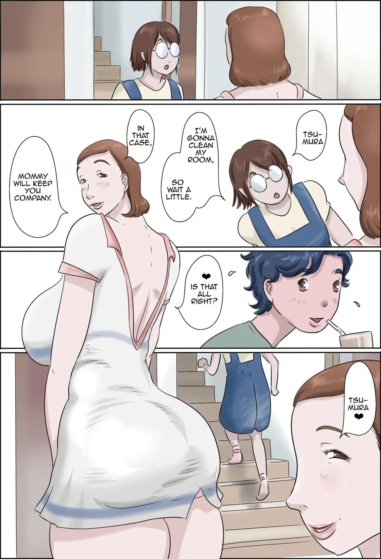 [Zenmai Kourogi] Kanojo no Hahaoya ga Guigui Sasottekuru Ken | My Girlfriend's Mother Jumps my Bones [English] [Amoskandy] - Page 5