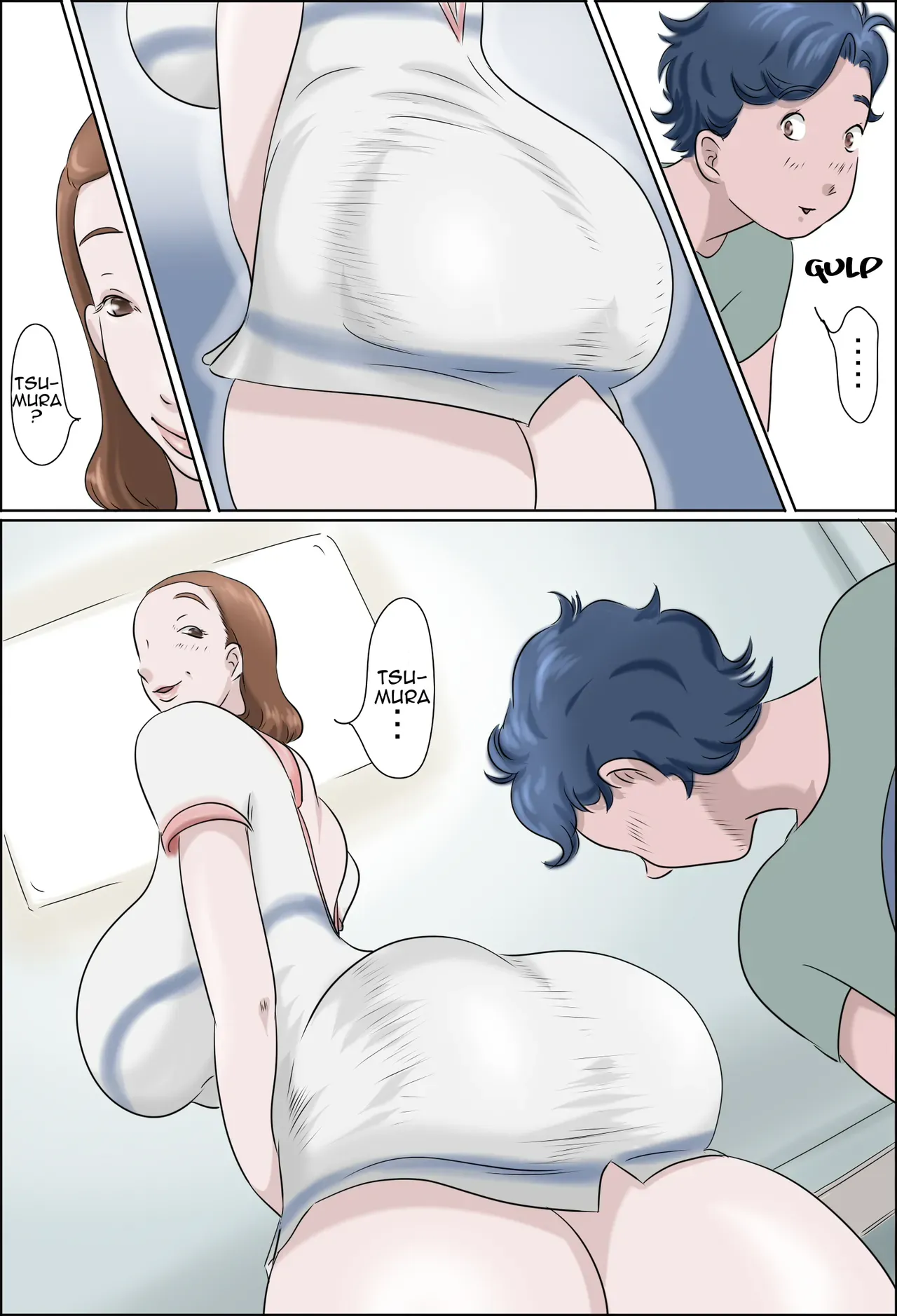 [Zenmai Kourogi] Kanojo no Hahaoya ga Guigui Sasottekuru Ken | My Girlfriend's Mother Jumps my Bones [English] [Amoskandy] - Page 6