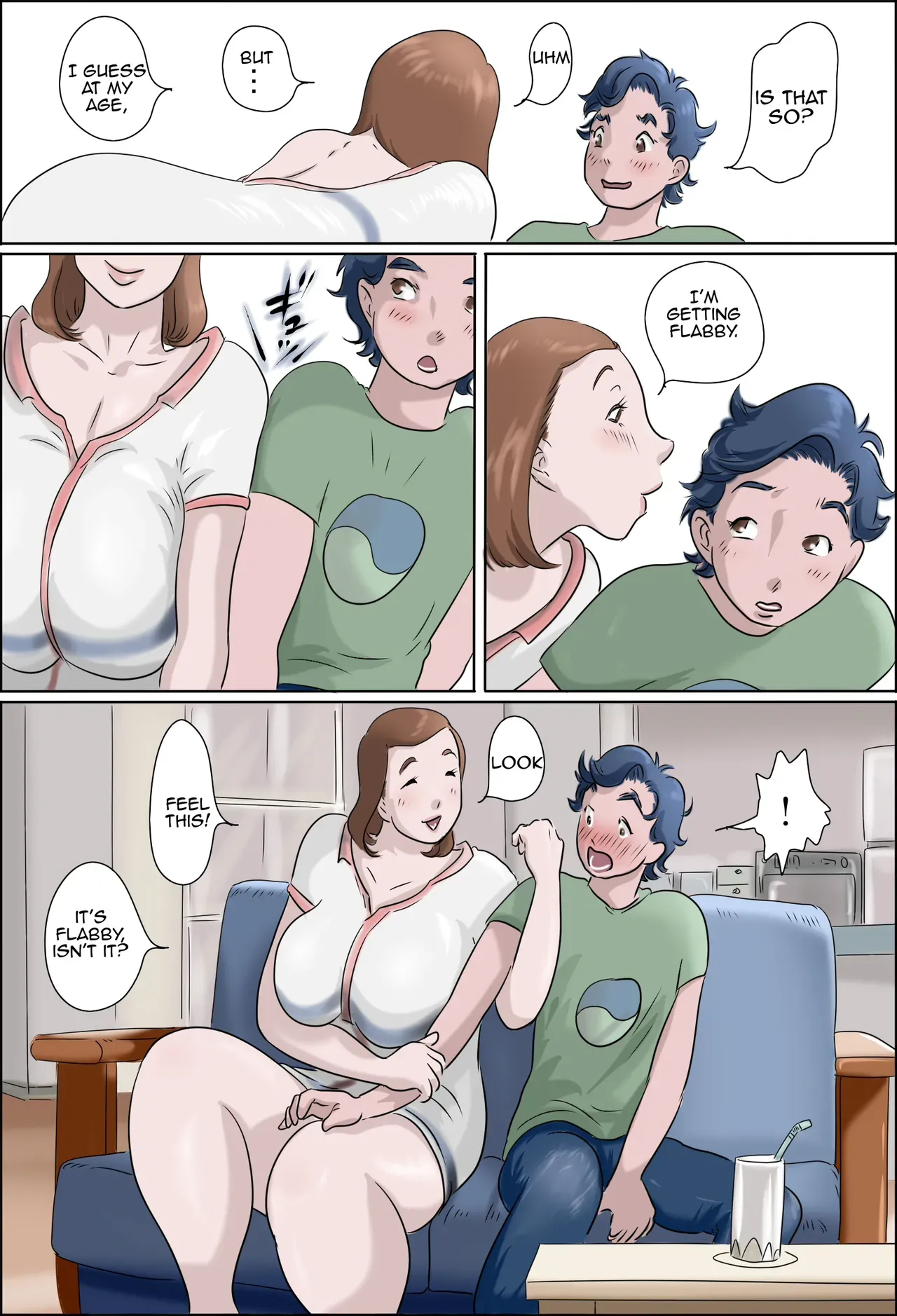 [Zenmai Kourogi] Kanojo no Hahaoya ga Guigui Sasottekuru Ken | My Girlfriend's Mother Jumps my Bones [English] [Amoskandy] - Page 9
