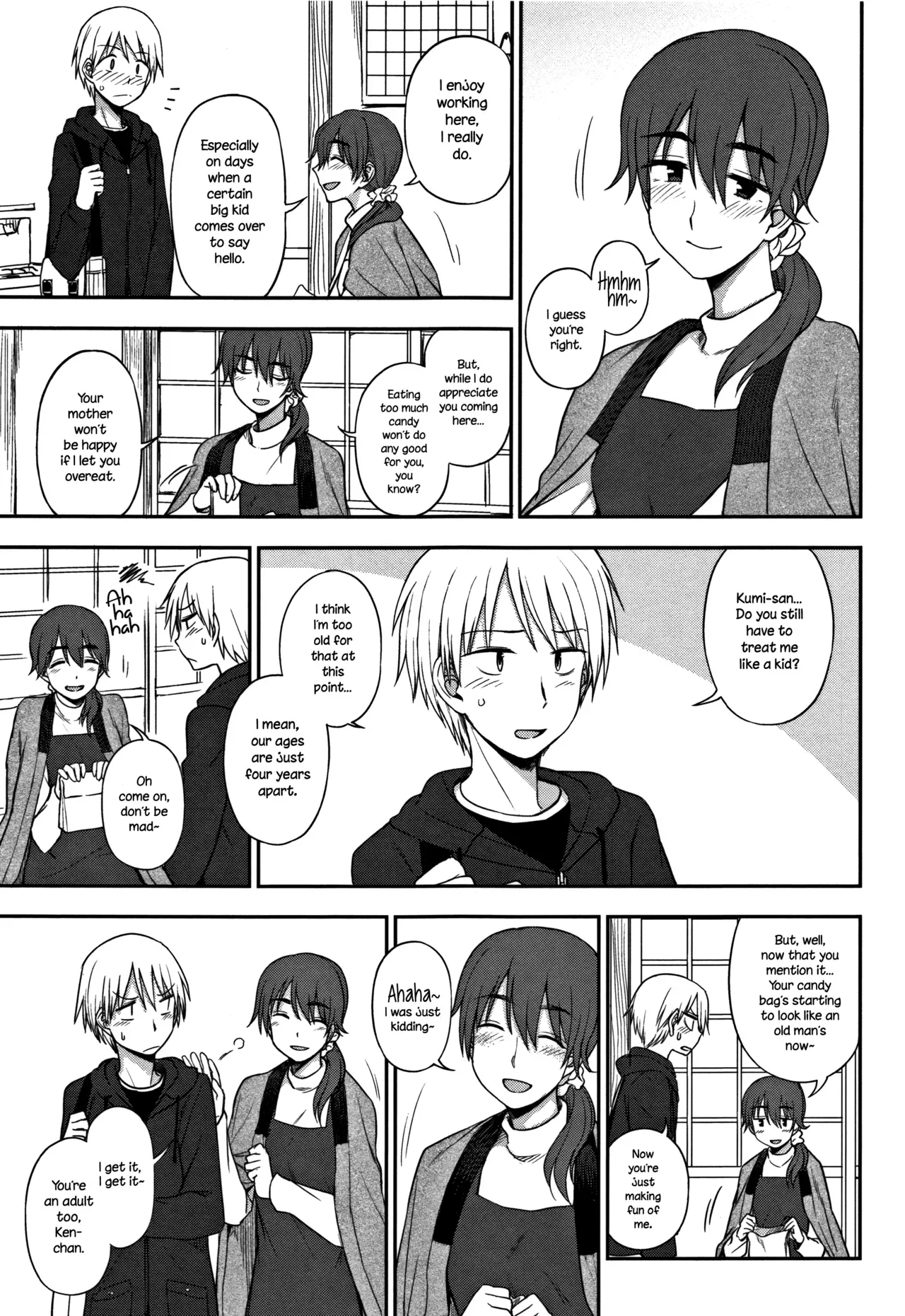 [Kumano Tooru] Okashi na Kankei | A Sweet Relationship (Kimochi Ii no ga Suki Nandesu) [English] {NecroManCr} - Page 3