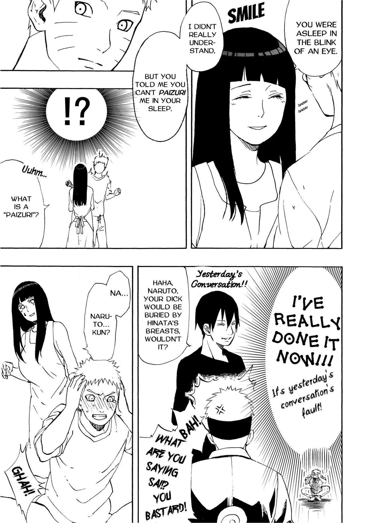 (Zennin Shuuketsu 4) [LUNACY (Aika)] Naruto-kun Paizuri tte Naani? (Naruto) [English] [TL Anon] - Page 9