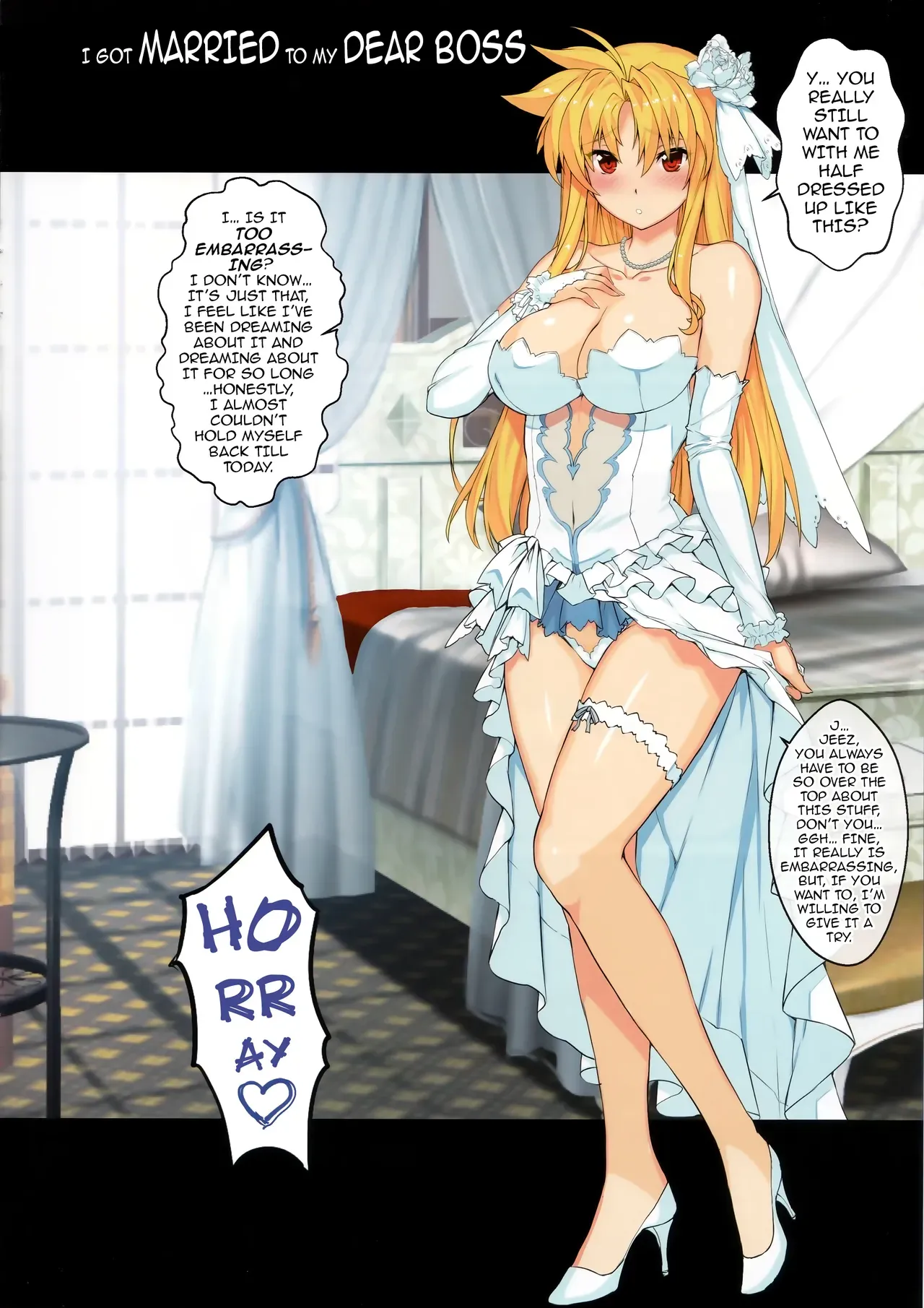 (C93) [Studio Himawari (Himukai Kyousuke)] Akogare no Joushi to Kekkon Suru Koto ni Narimashite (Mahou Shoujo Lyrical Nanoha) [English] {darknight} - Page 3