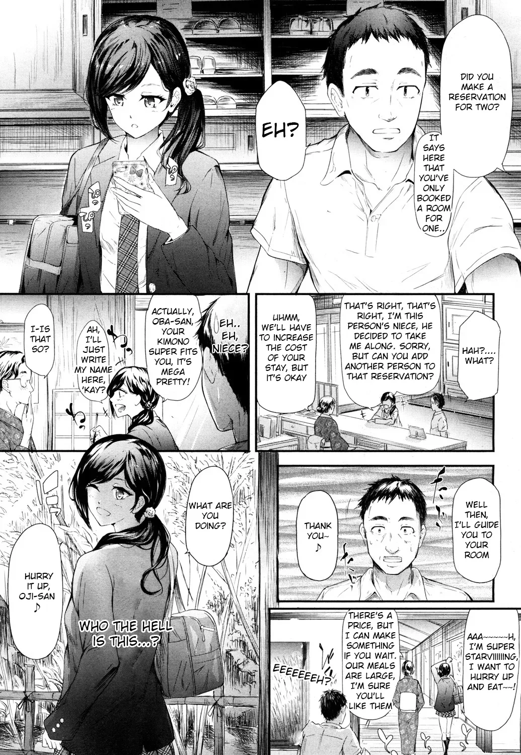 [Shiki Takuto] Namaiki JK Onsen Ryokou 2-haku 3-kka | Cheeky JK Hot Springs Trip - Two Days One Night (COMIC Mugen Tensei 2017-10) [English] [Yuzuru Katsuragi] [Digital] - Page 3