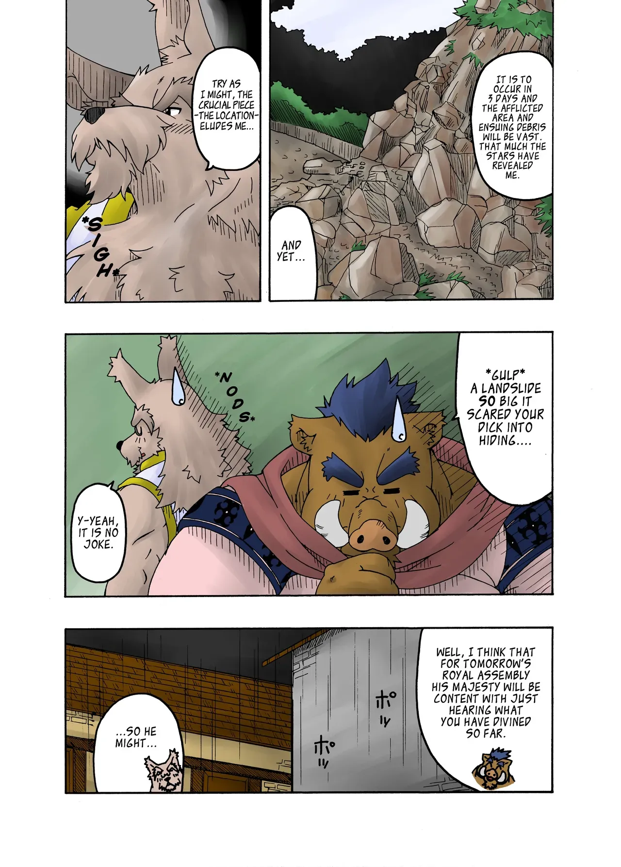 [Bear Tail (Kumayan)] Hoshiyomi no Inu Tsukihami no Kuma 2 | The dog & the bear: The poet of the stars & the partaker of the moon 2 [English] [Digital] - Page 9