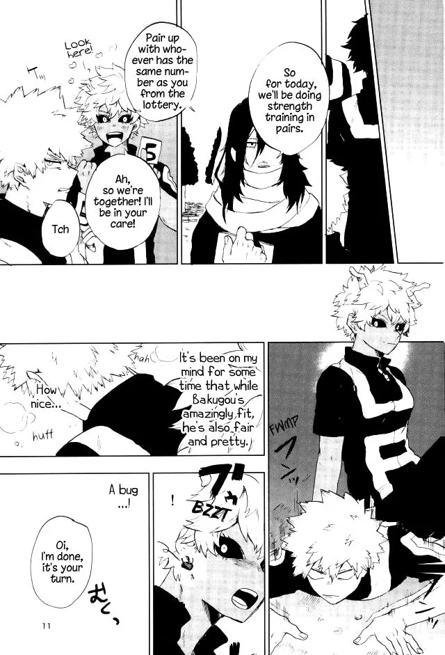 (SPARK12) [Fuzainoyamada (Fuzai Yumoto)] Danshi Kinsei | Boys Prohibited (Boku no Hero Academia) [English] {shousanki} - Page 8