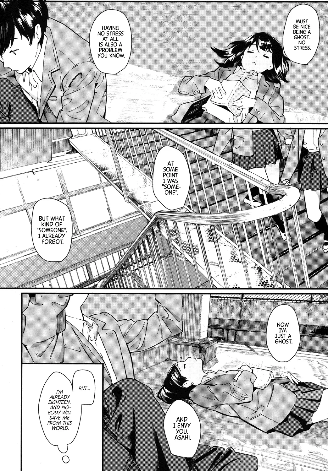 [Natsume Tsuna] Hijitsuzai Shounen Shoujo | False Reality, Boy & Girl (COMIC Koh 2017-10) [English] [Constipat8 & CrowKarasu] [Digital] - Page 6