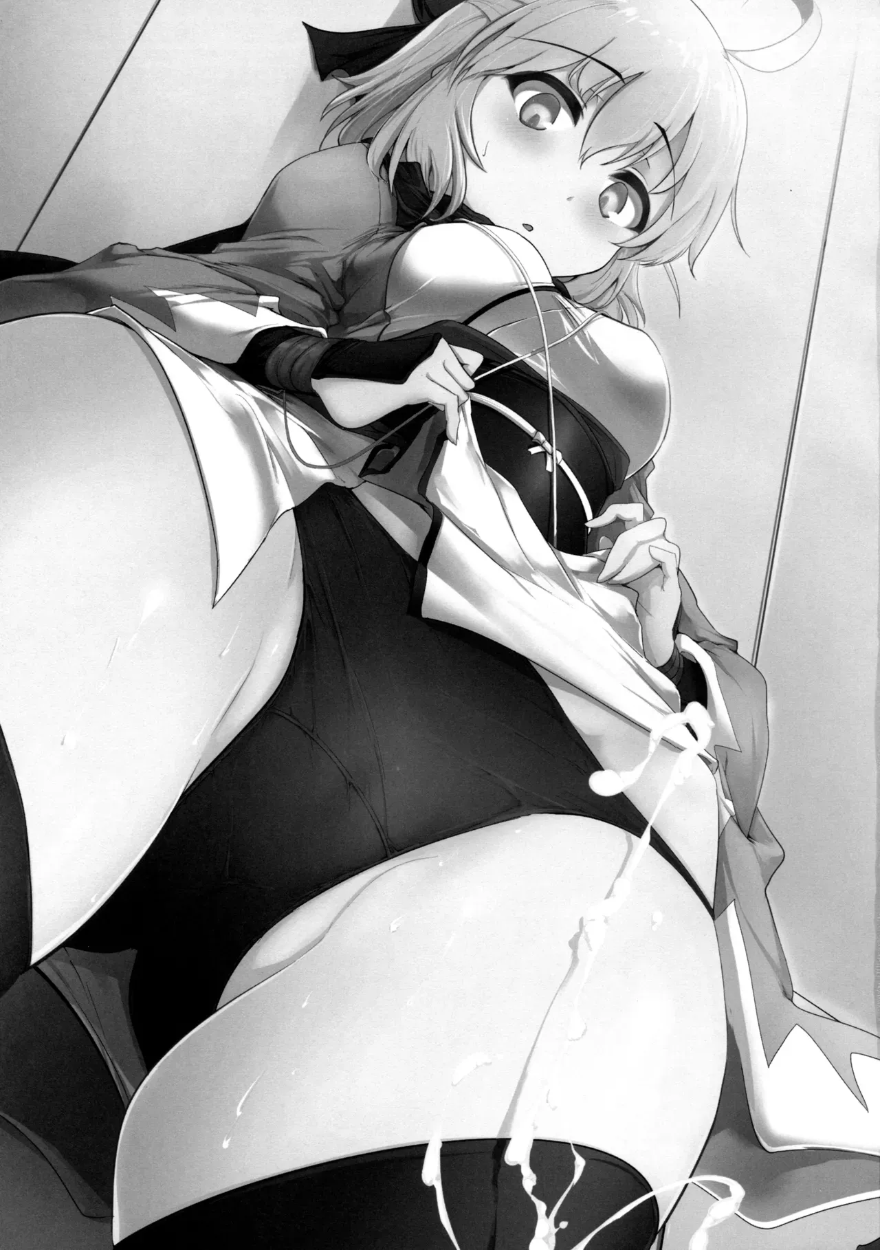 (COMIC1☆11) [Hisagoya (Momio)] Okita-san de Sunao ni Shasei Suru Hon | A Story Where I Obediently Ejaculated For Okita-san (Fate/Grand Order) [English] [Doujins.com] - Page 2