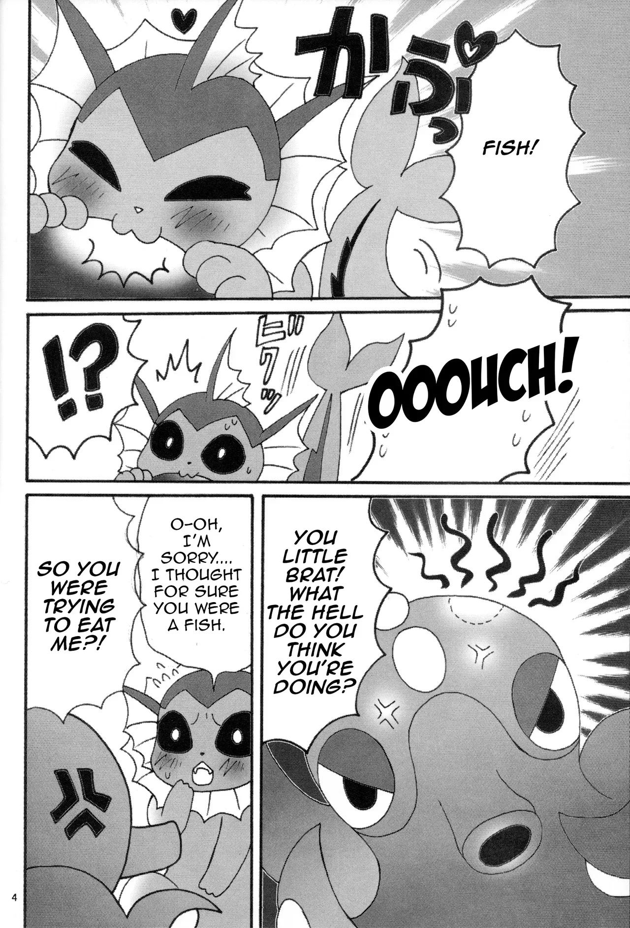 (Kansai! Kemoket 5) [Mikan Meshi (Maruo)] Puri Puri Shiteru Kedo | But They're So Red and Swollen (Pokémon) [English] [Zero Translations] - Page 3
