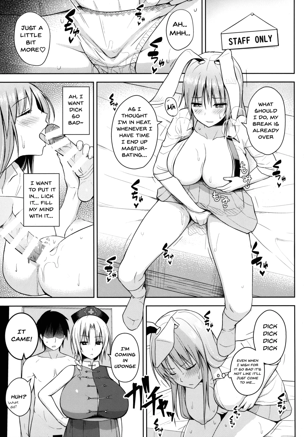 (Reitaisai 15) [Circle Eden (Diisuke)] Usagi Usagi Nani Mite Hameru (Touhou Project) [English] [Flother] - Page 2