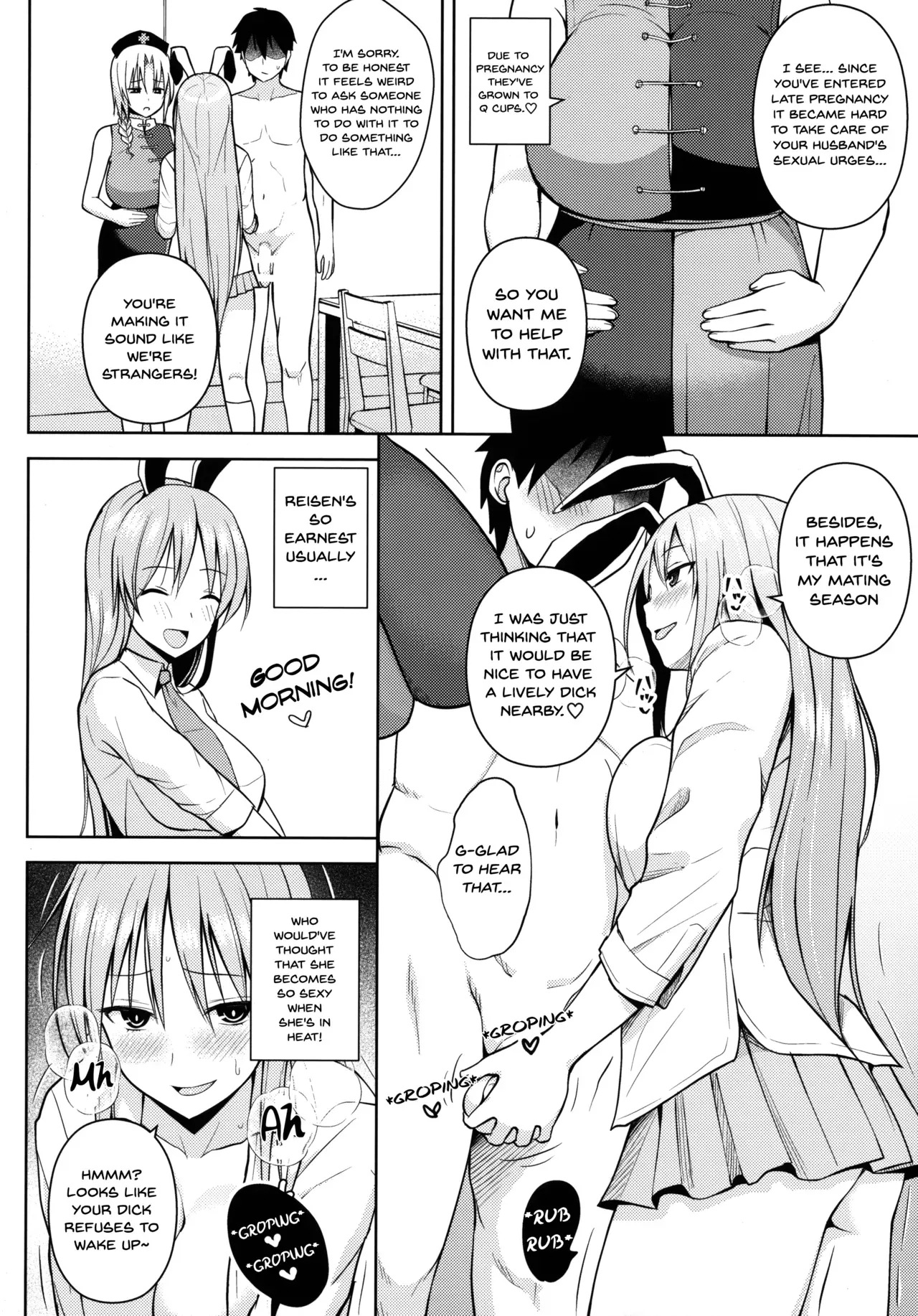 (Reitaisai 15) [Circle Eden (Diisuke)] Usagi Usagi Nani Mite Hameru (Touhou Project) [English] [Flother] - Page 3