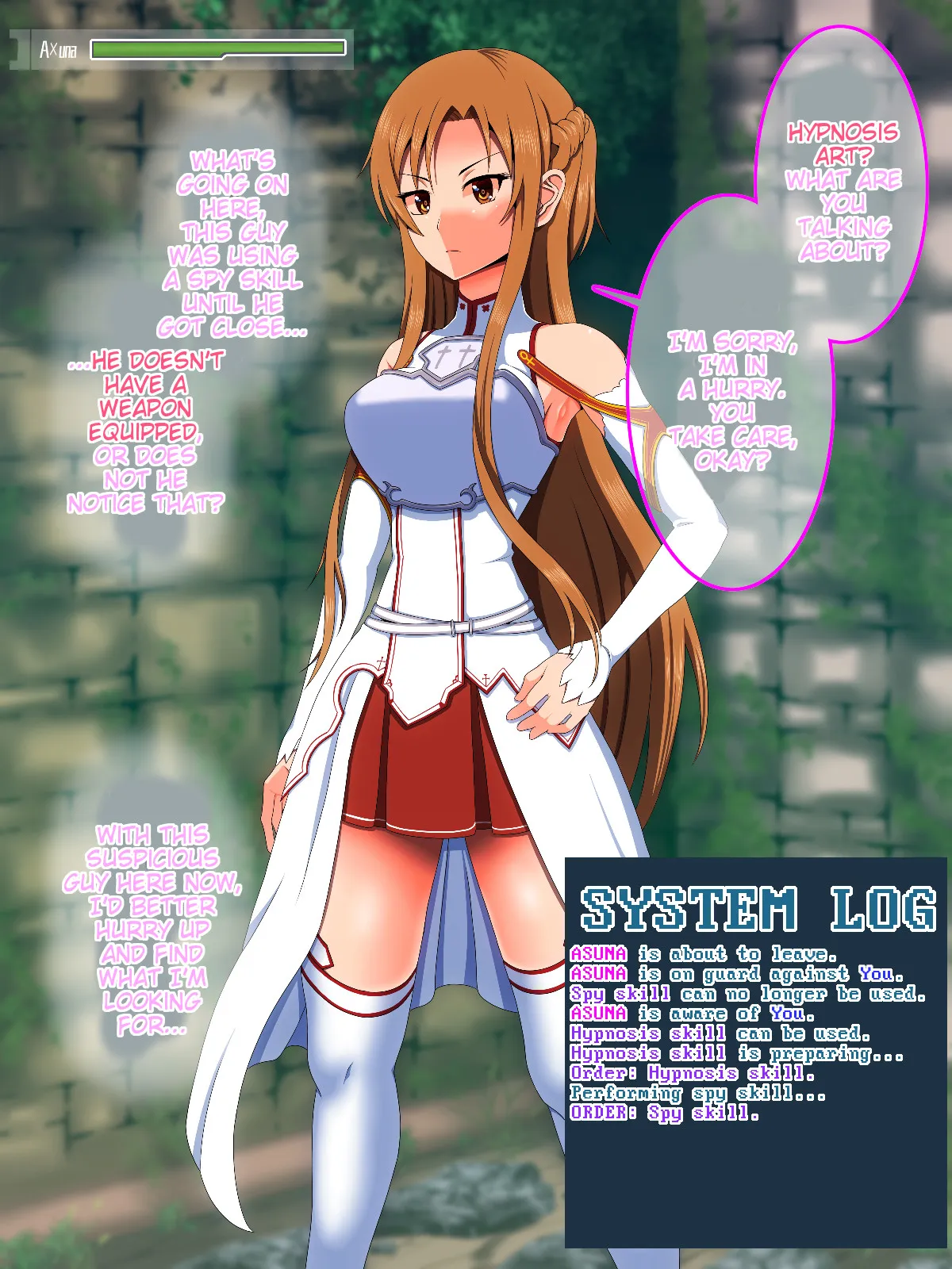 [Hypno Sushi] Hypnosis Art Mumble (Sword Art Online) [English] - Page 2