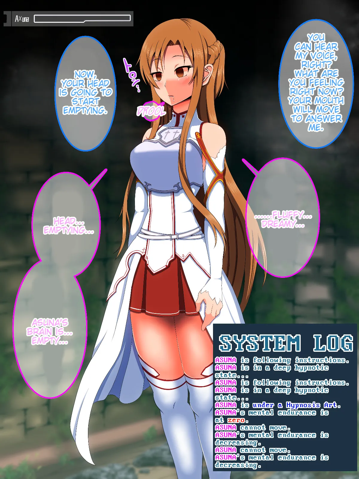 [Hypno Sushi] Hypnosis Art Mumble (Sword Art Online) [English] - Page 7