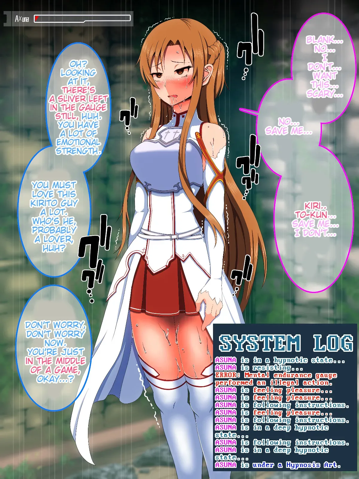 [Hypno Sushi] Hypnosis Art Mumble (Sword Art Online) [English] - Page 9