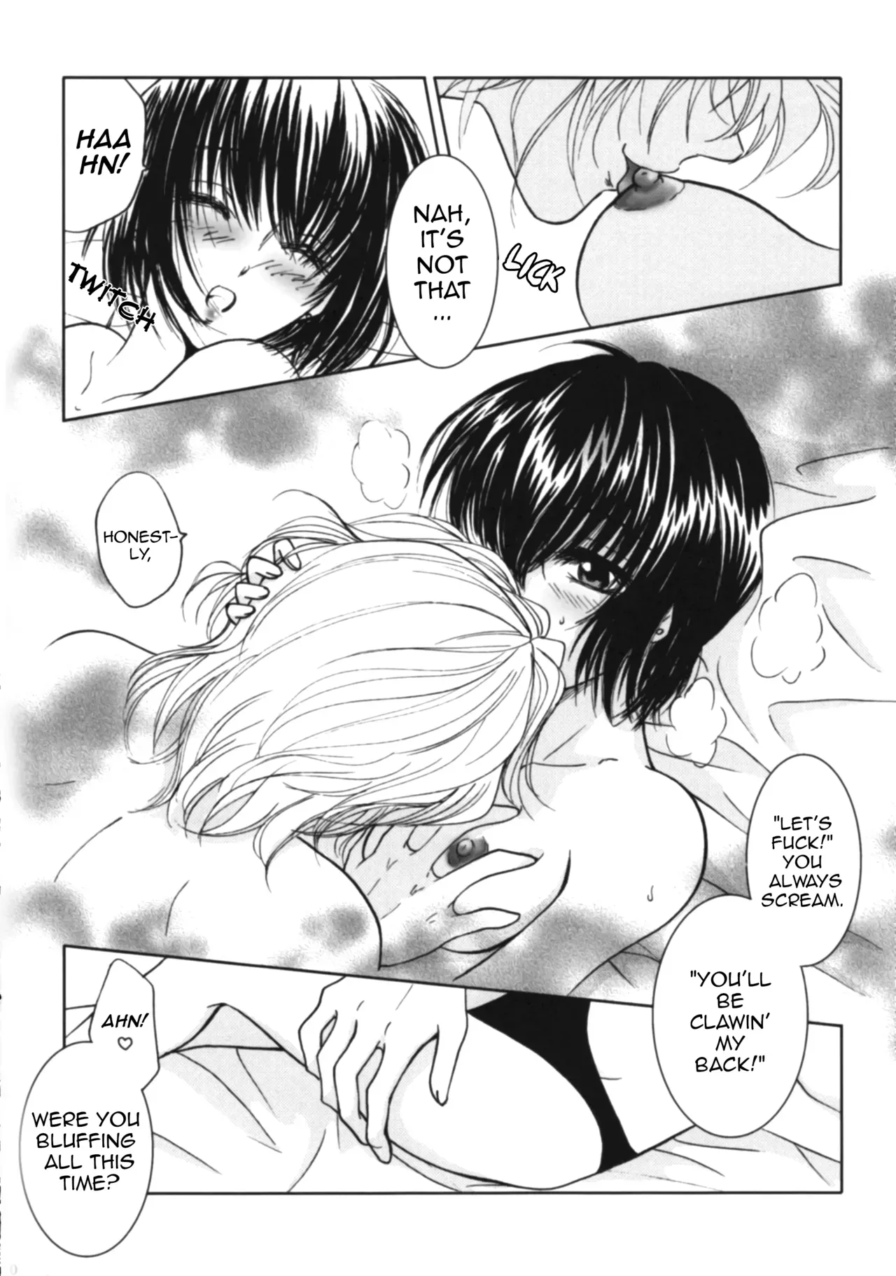 (C75) [Honey Pharmacy (Fukami Ryou)] SEXY PANIC ~Neko to Saru no Love Fight | SEXY PANIC Love Battle: Cat vs. Monkey (Full Metal Panic!) [English] [EHCOVE] - Page 9
