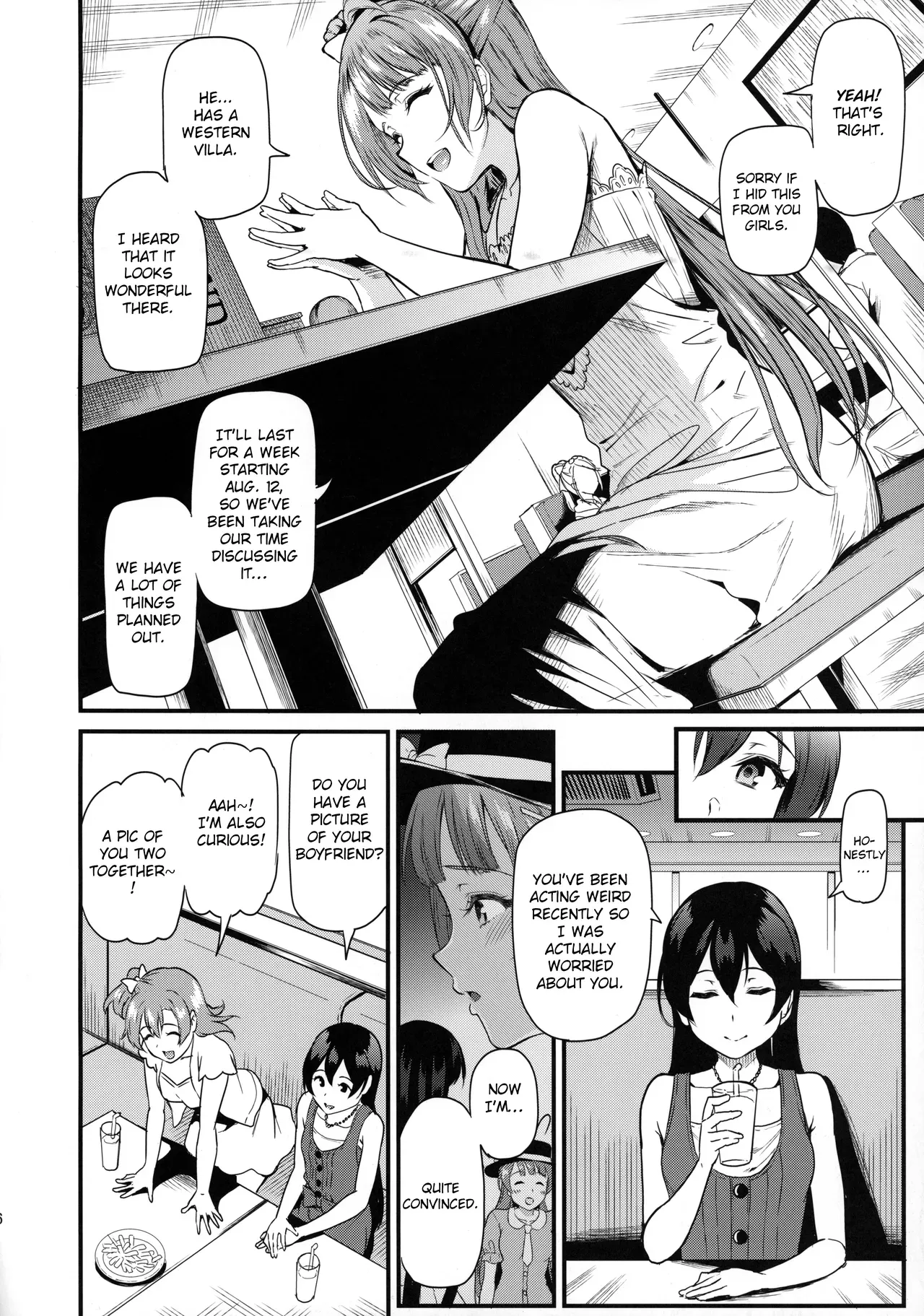 (C94) [Dai 6 Kichi (Kichirock)] Joshidaisei Minami Kotori no YariCir Jikenbo Case.3  | College Girl Kotori Minami's Hookup Circle Files Case #3 (Love Live!) [English] [obsoletezero] - Page 5