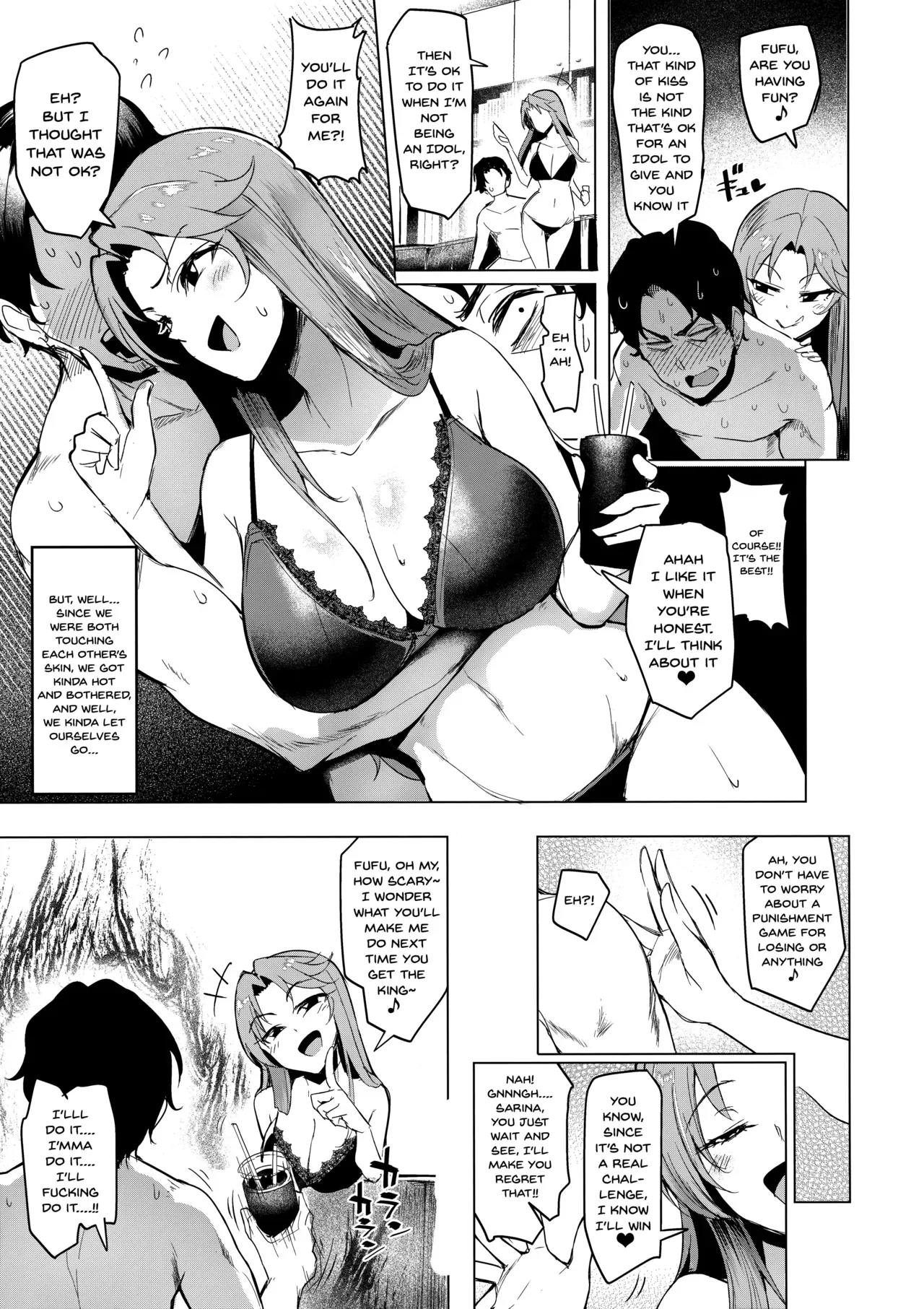 (COMIC1☆13) [A Gokuburi (Sian)] vs. Sarina (THE IDOLM@STER CINDERELLA GIRLS) [English] {Doujins.com} - Page 10