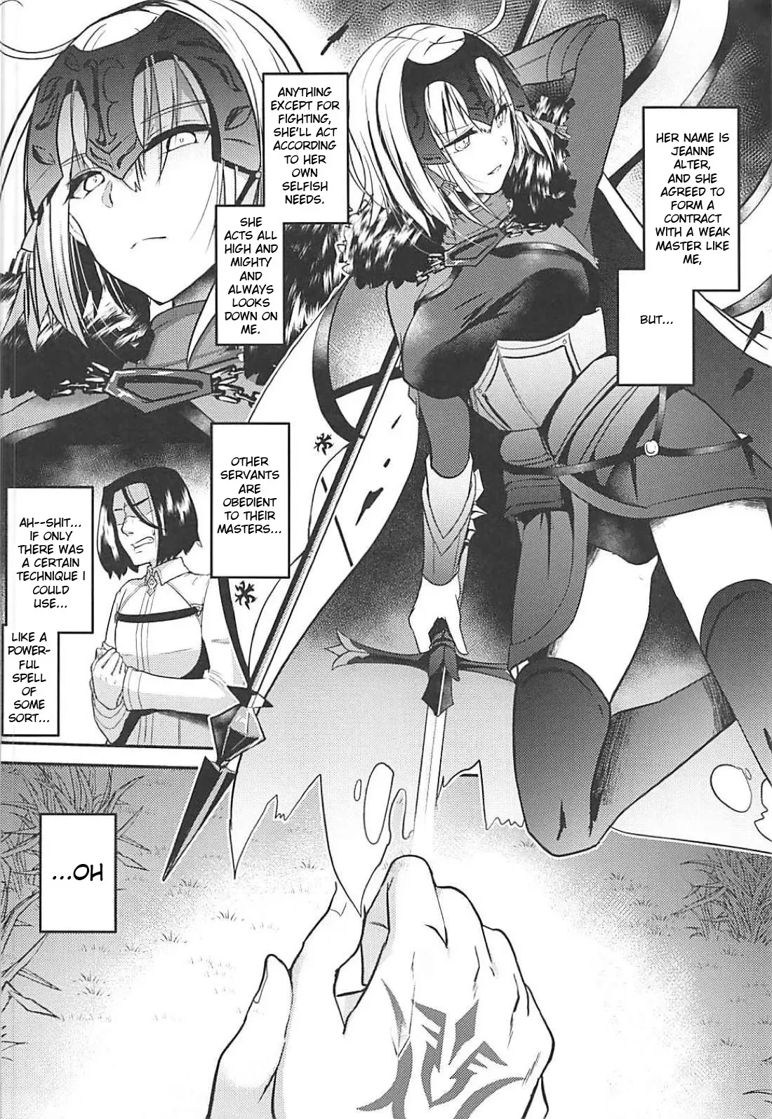 (C94) [Kuusou Monochrome (Abi)] Jeanne Alter Dosukebe Saimin | Jeanne Alter Perverted Hypnosis (Fate/Grand Order) [English] - Page 3