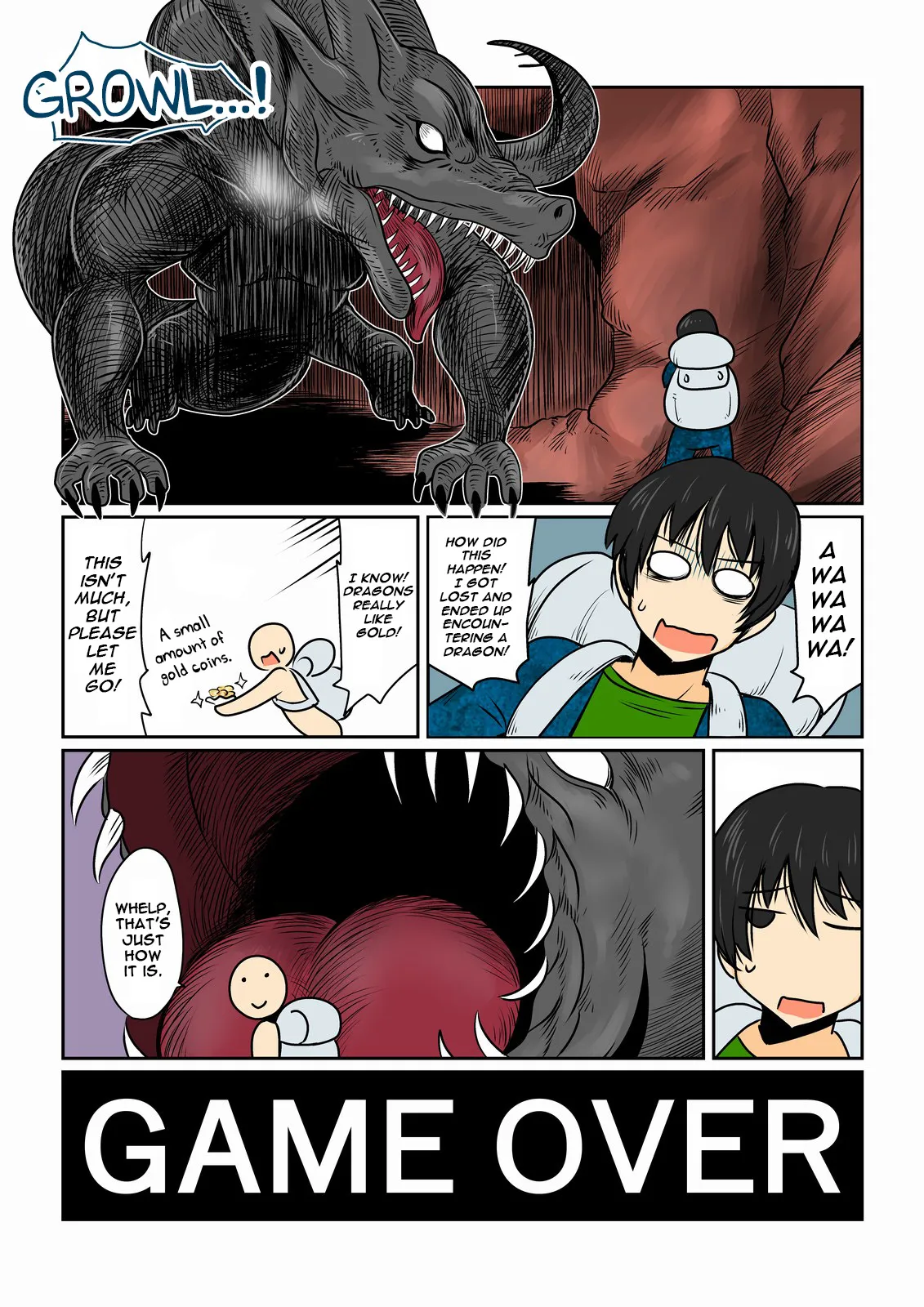 [Hroz] Game Over -Black Dragon Hen- | Game Over -Black Dragon Edition- [English] {Erelzen} [Digital] - Page 1
