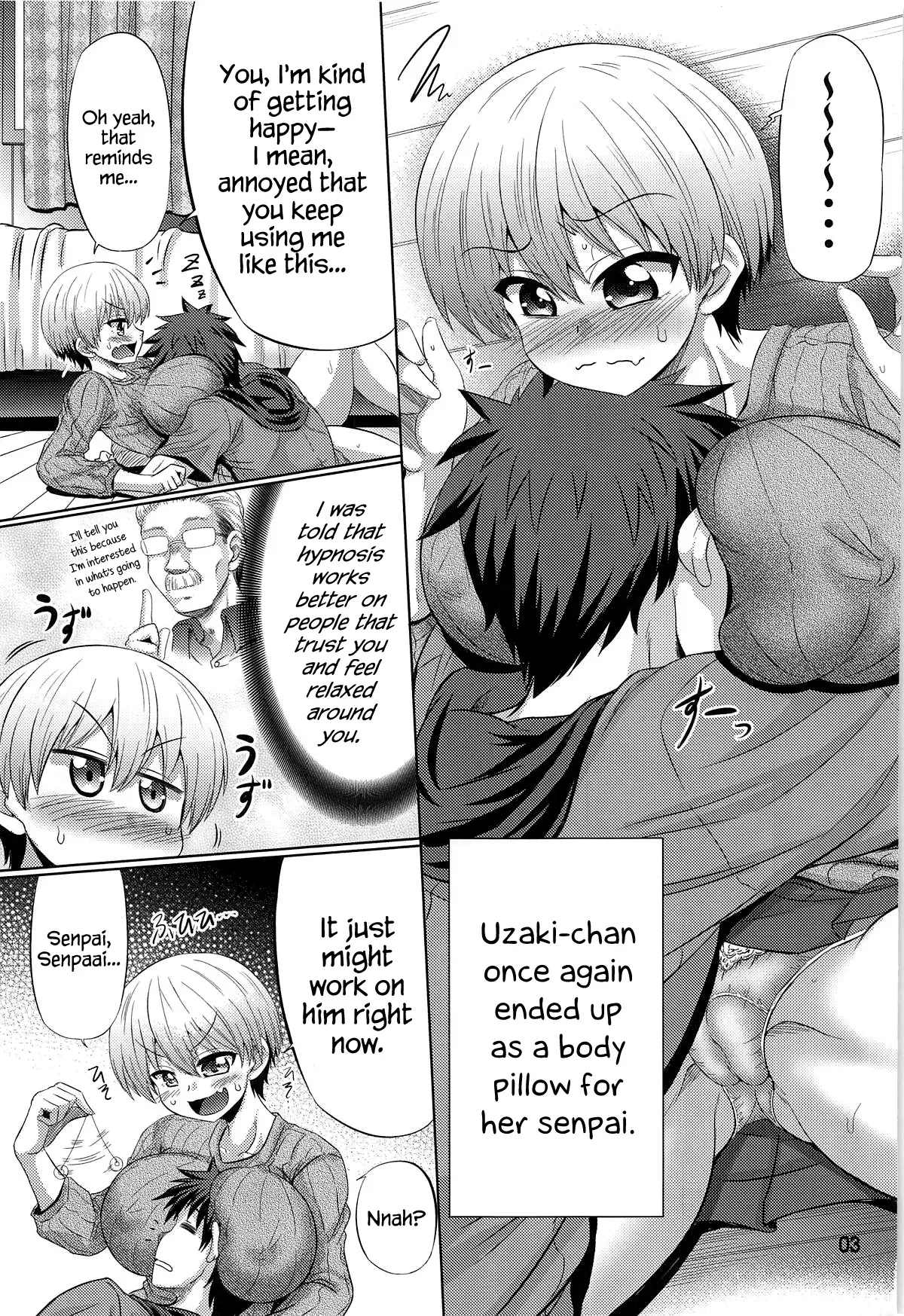 (C95) [Macchadokoro (Warashibe)] Uzaki-chan wa Sukebe Shitai (Uzaki-chan wa Asobitai!) [English] {Hennojin} - Page 2