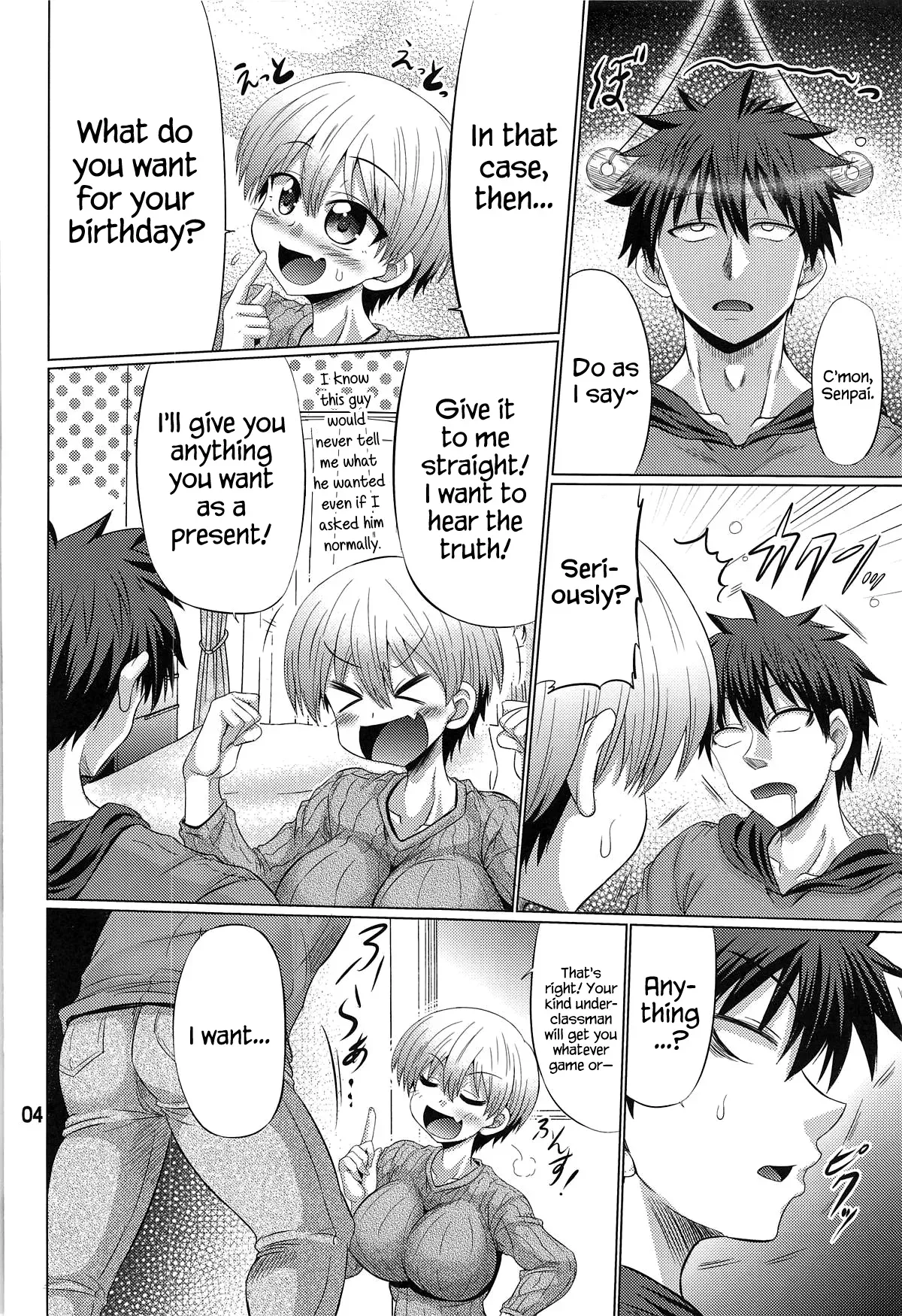 (C95) [Macchadokoro (Warashibe)] Uzaki-chan wa Sukebe Shitai (Uzaki-chan wa Asobitai!) [English] {Hennojin} - Page 3