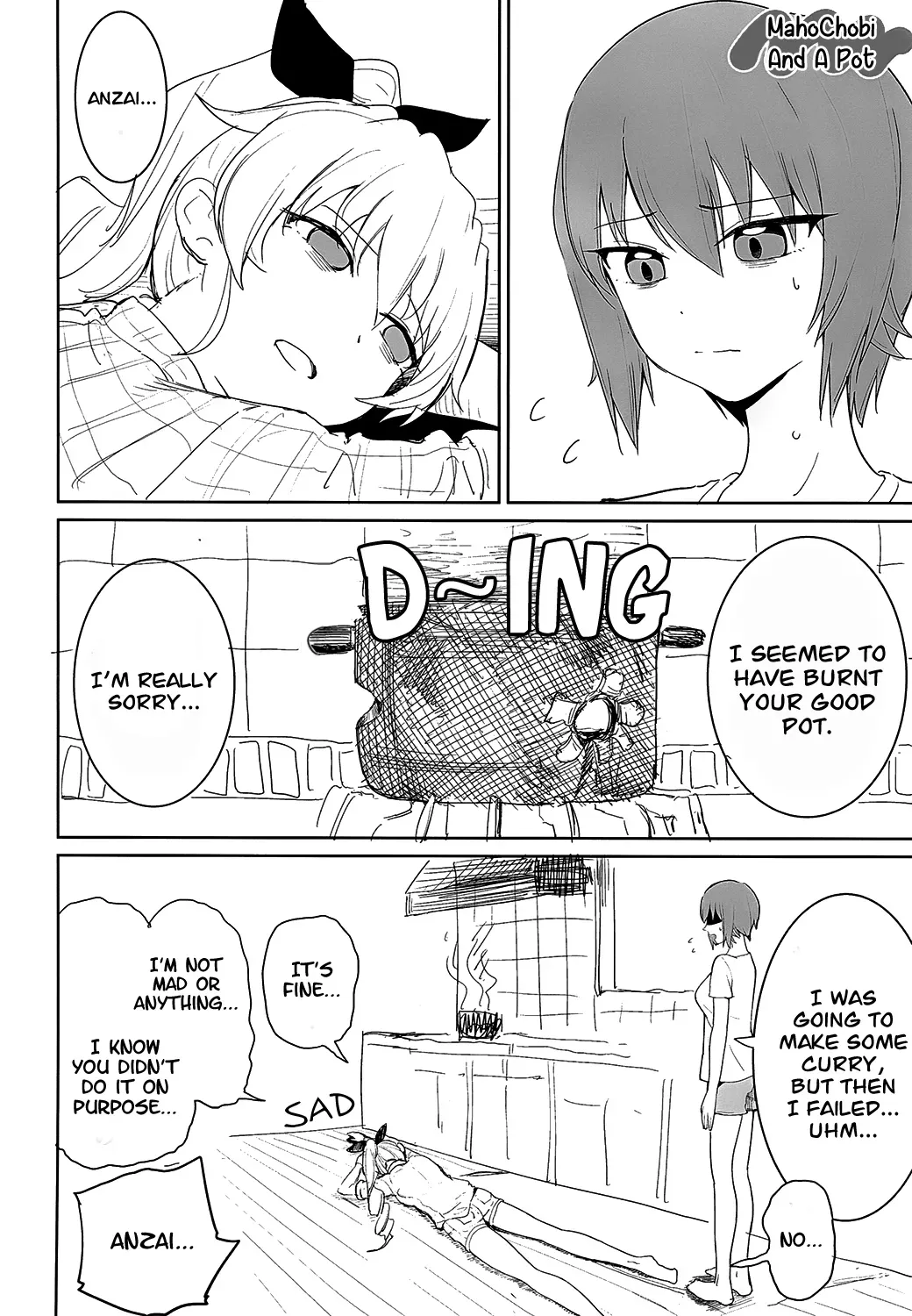 [Yawaraka Shoten (Yawaraka Black)] Maho to Chovy wa mada Tsukiawanai | Maho and Chovy Are Still Not Dating (Girls und Panzer) [English] [GH-Nemo] [Digital] - Page 3
