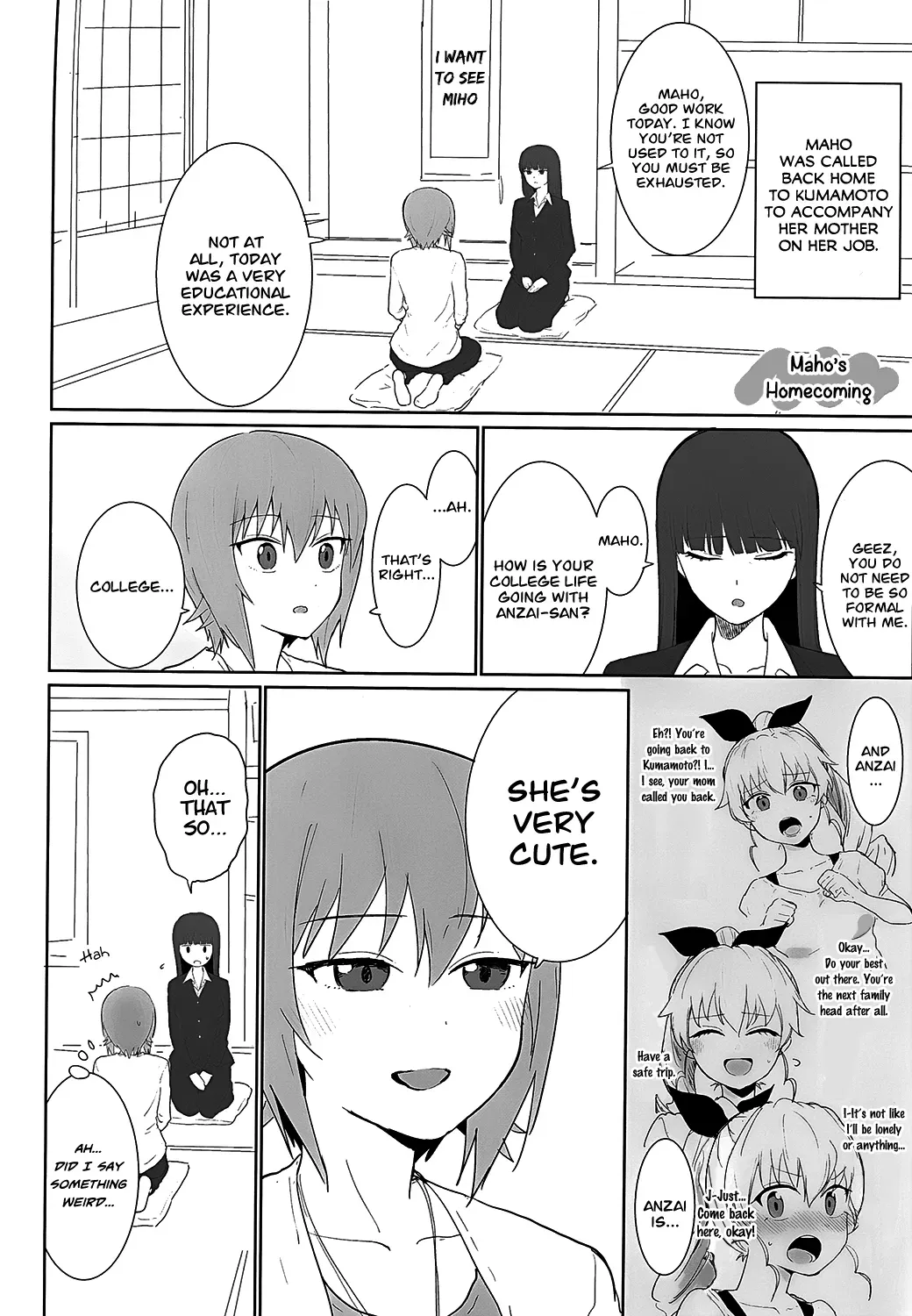[Yawaraka Shoten (Yawaraka Black)] Maho to Chovy wa mada Tsukiawanai | Maho and Chovy Are Still Not Dating (Girls und Panzer) [English] [GH-Nemo] [Digital] - Page 9