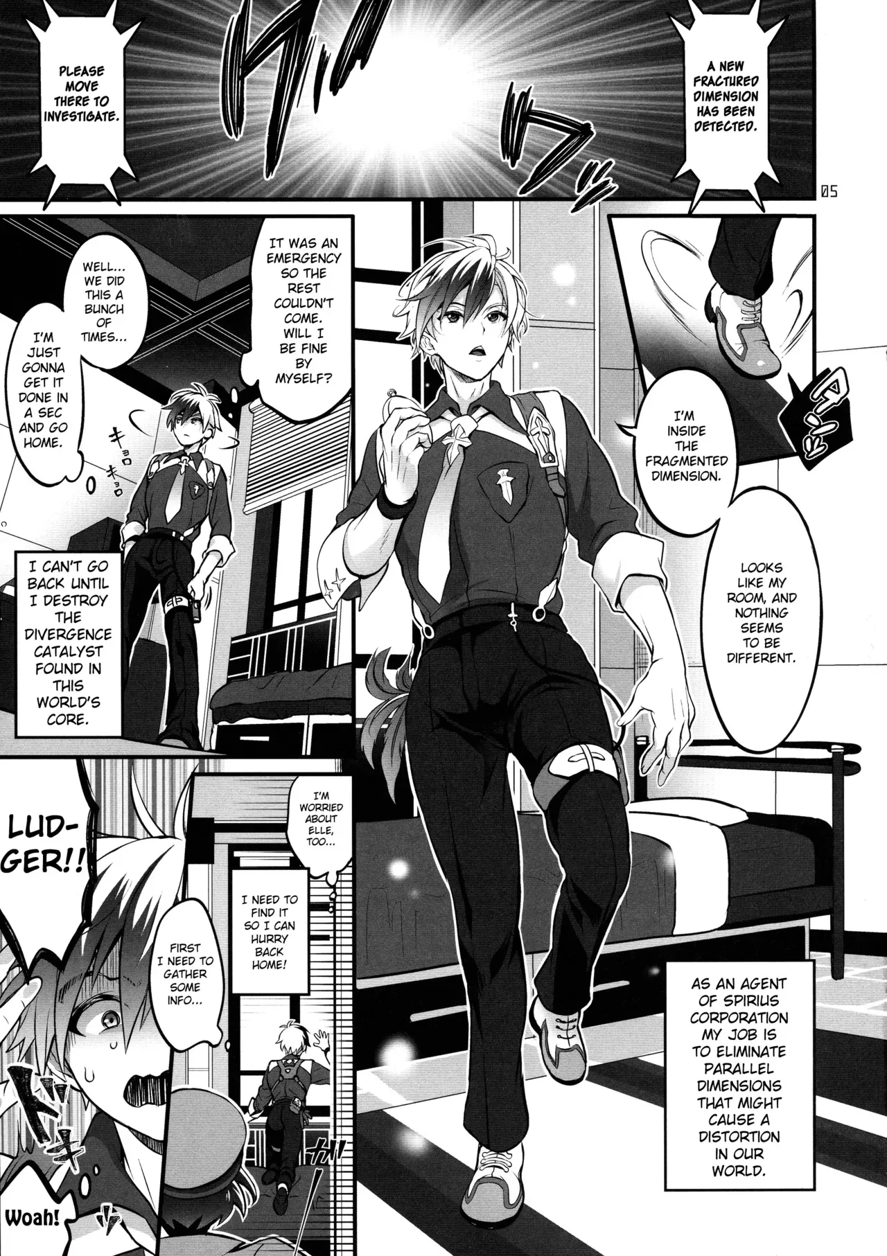 (C97) [TENPA RING (Tokimachi Eisei)] Totsu Nyuu Futanari Darake no Bunshi Sekai (Tales of Xillia 2) [English] [TSHH] - Page 5