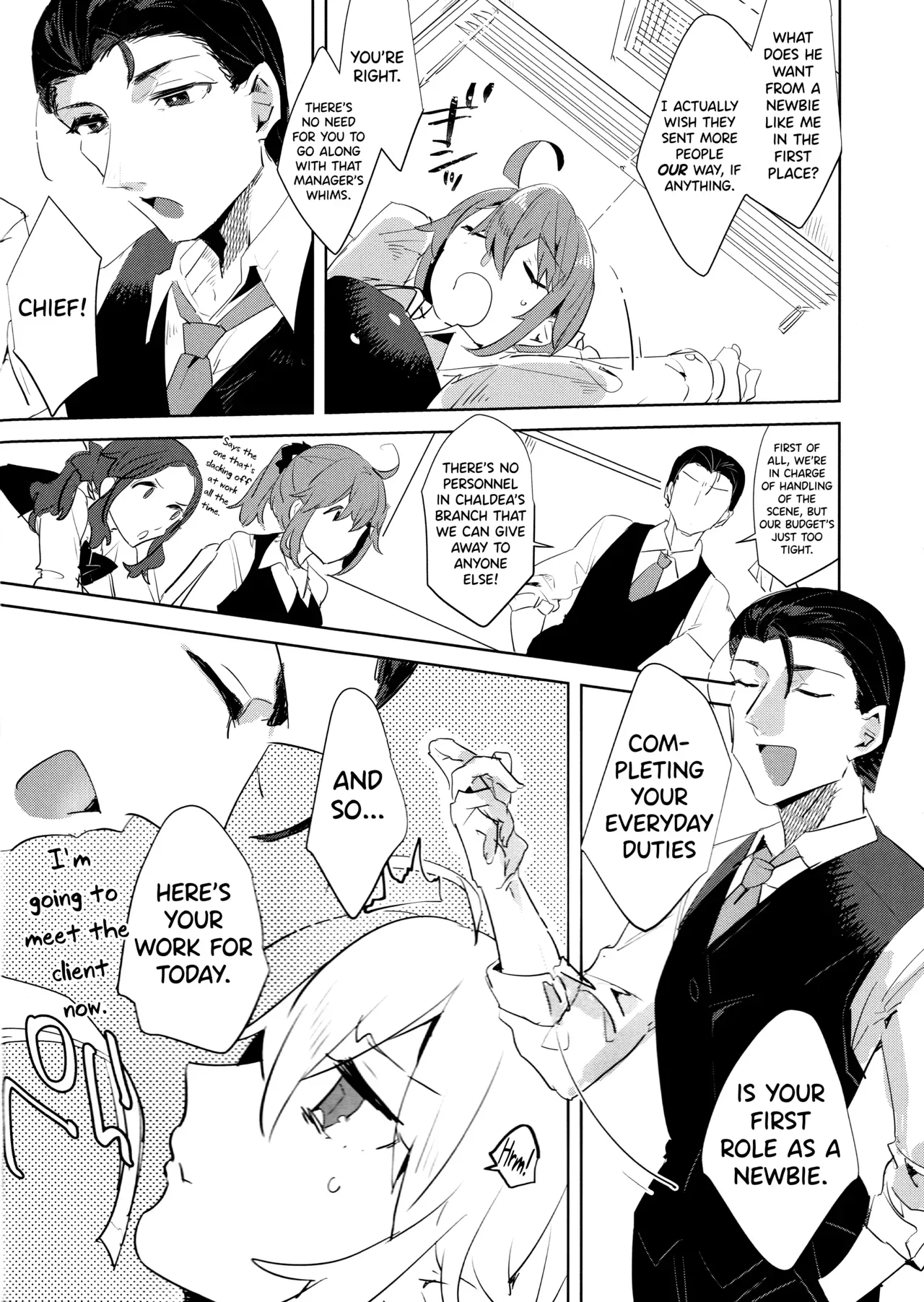 (Dai 21-ji ROOT4to5) [PHOTONIX (Terashi)] Fujimaru Ritsuka wa SuperDarli Shachou Nanka ni Makenai!! | Fujimaru Ritsuka won't Lose to some Super-Darling Manager!! (Fate/Grand Order) [English] [biribiri] - Page 3