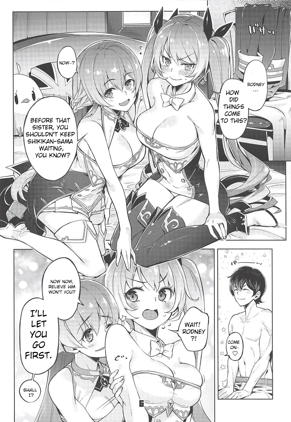 (C94) [Zombie to Yukaina Nakamatachi (Super Zombie)] Rodney Shite Nelson (Azur Lane) [English] - Page 5