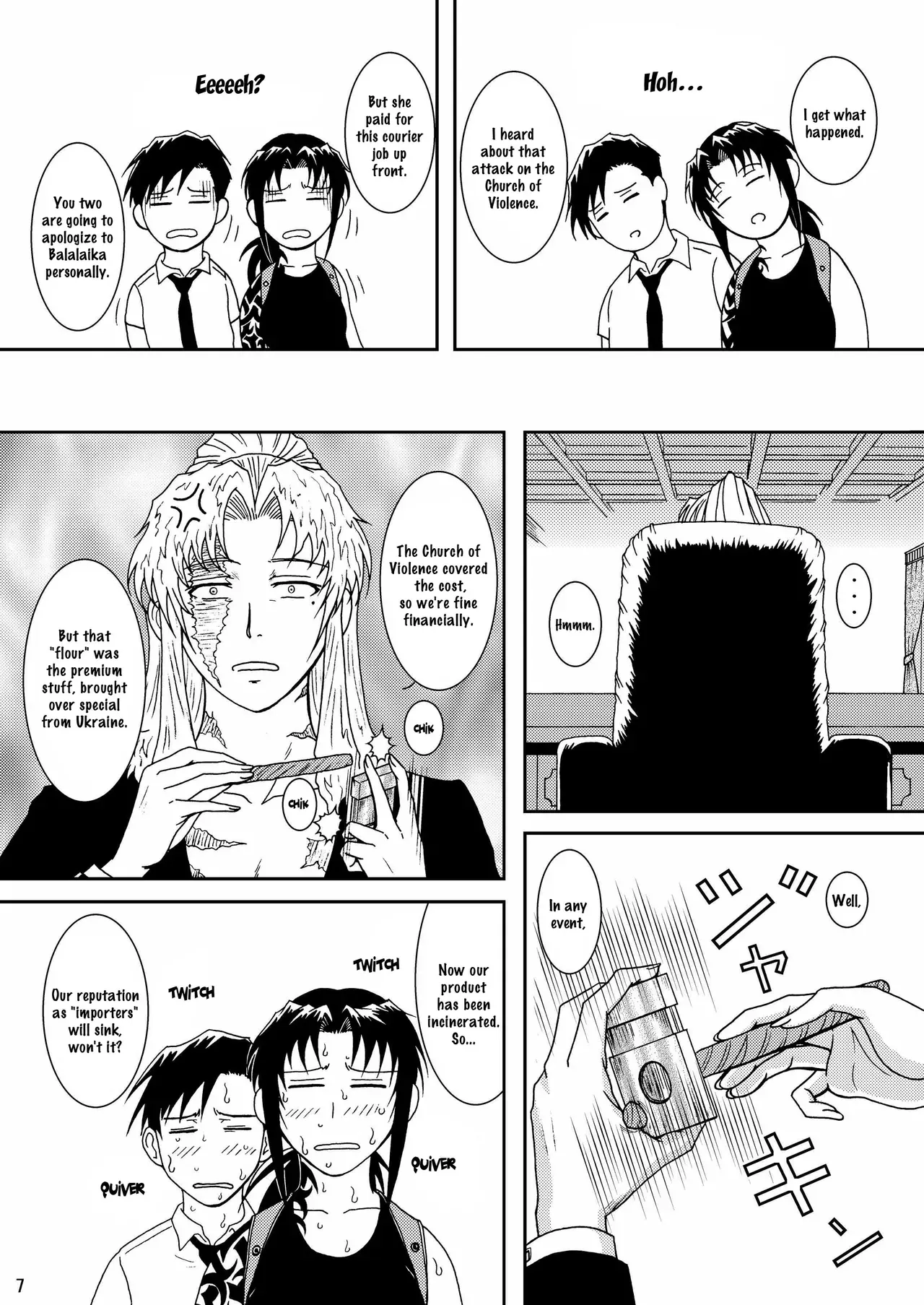 (C74) [Atelier Pinpoint (CRACK)] DEAD MAN WALKIN' (BLACK LAGOON) [ultimaflaral] [English] - Page 4