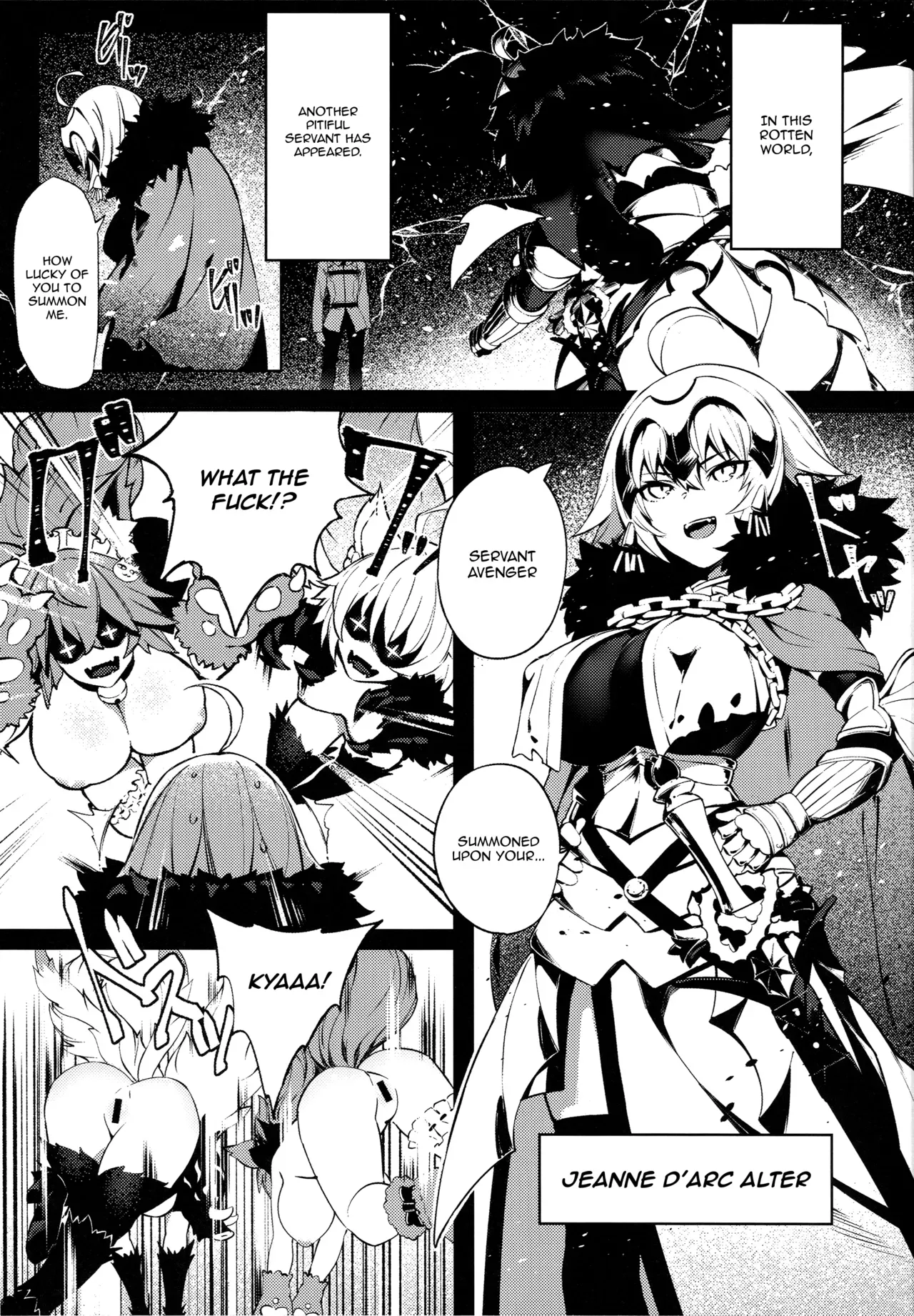 (C96) [PYZ/MARC (Pyz)] Tensei Jeanne Master Chinpo de Mashou Ochi (Fate/Grand Order) [English] - Page 4