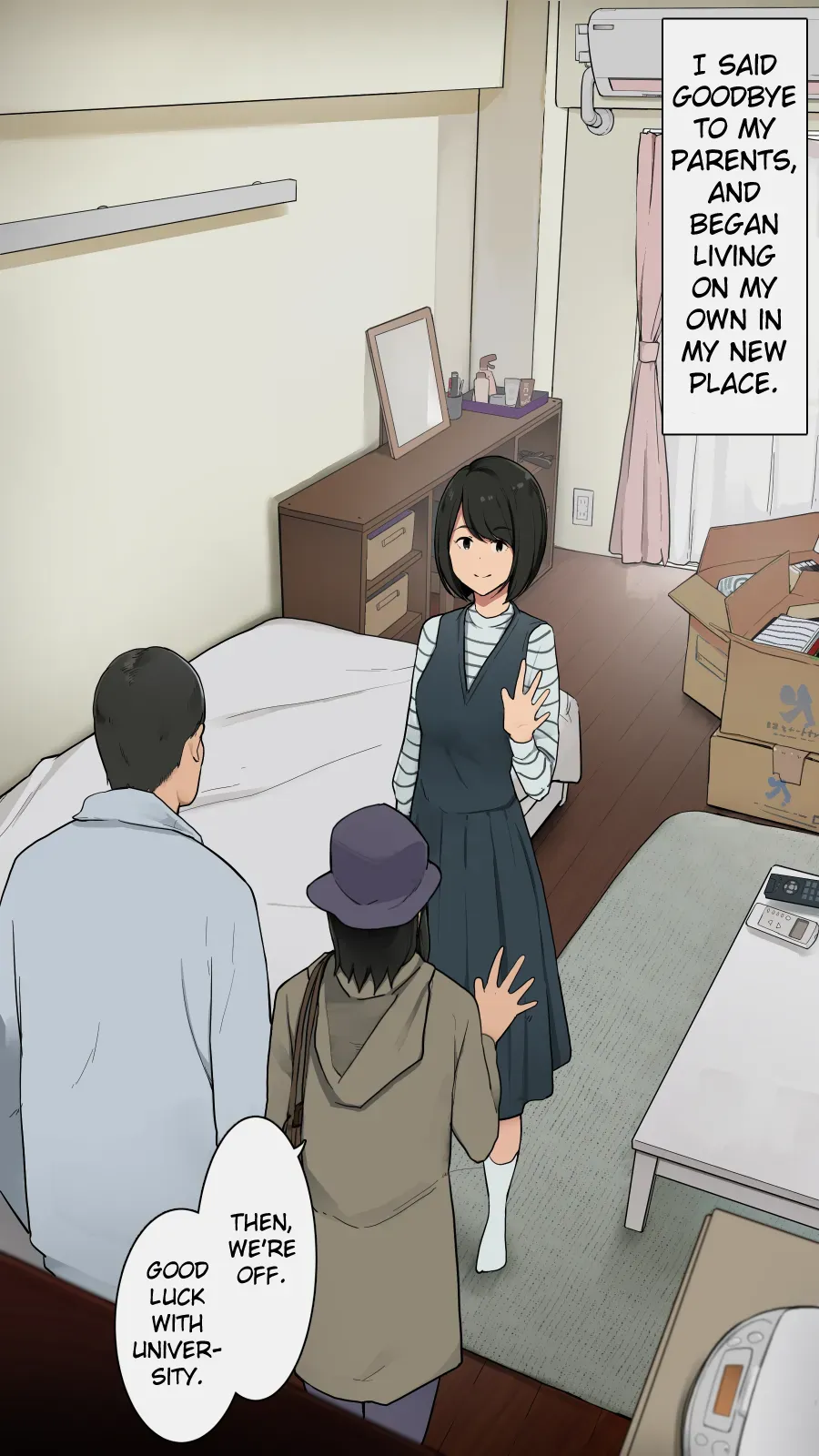 [Wakamatsu] Shin Daigakusei no Oheya ga Yaribeya ni Naru made [English] [Erozbischof] - Page 1