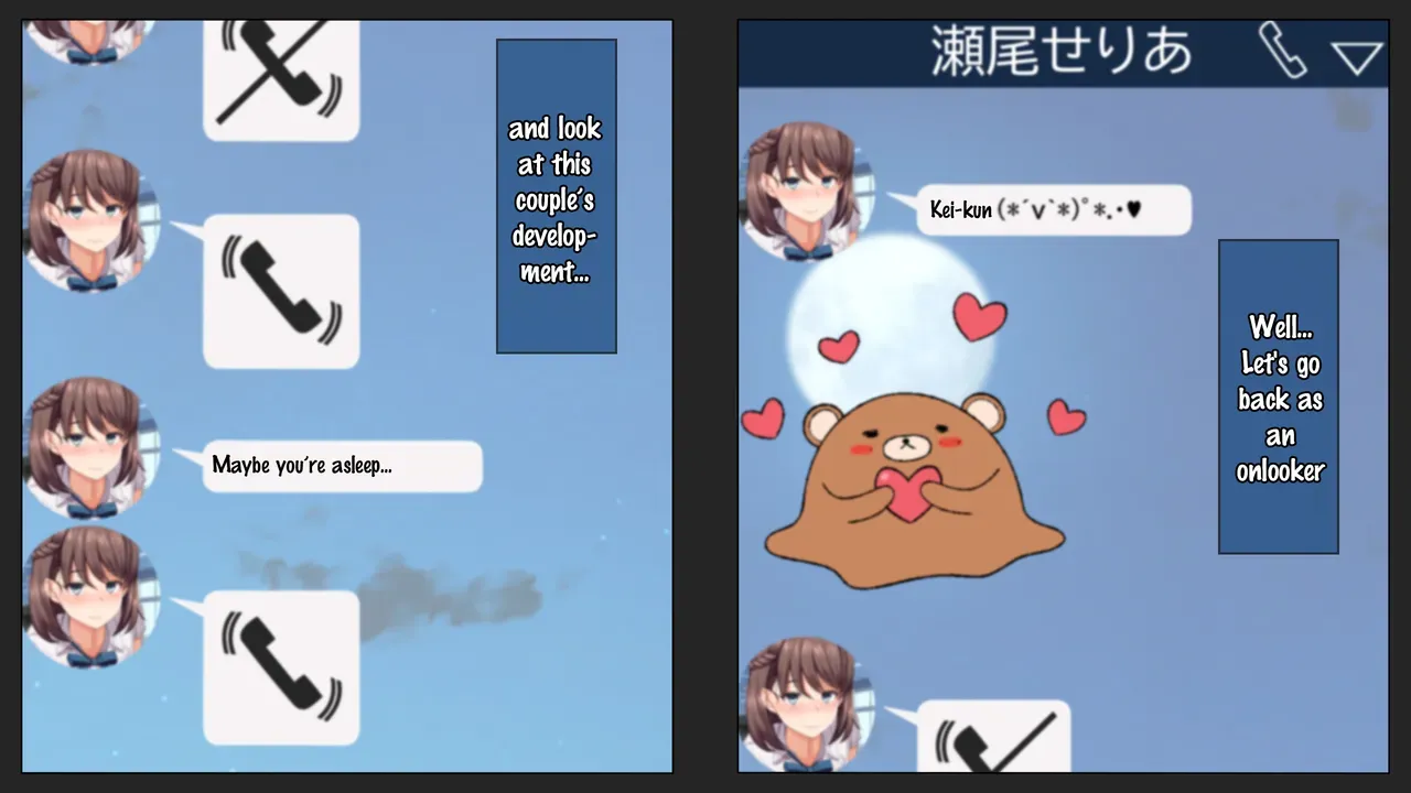[Kirake] Kare ni Kakushite Netorare Eizou Tsuuwachuu... | Hidden Netorare Video Call [English] - Page 7