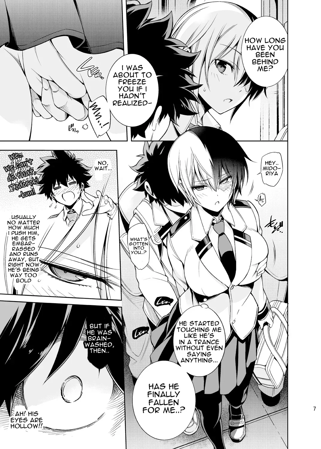 [OMEGA 2-D (Hibino Tomoki, Shima Seiryuu)] Koisuru Hyouketsu Girl | Girl Frozen in Love (Boku no Hero Academia) [English] [Gwimi] [Digital] - Page 6