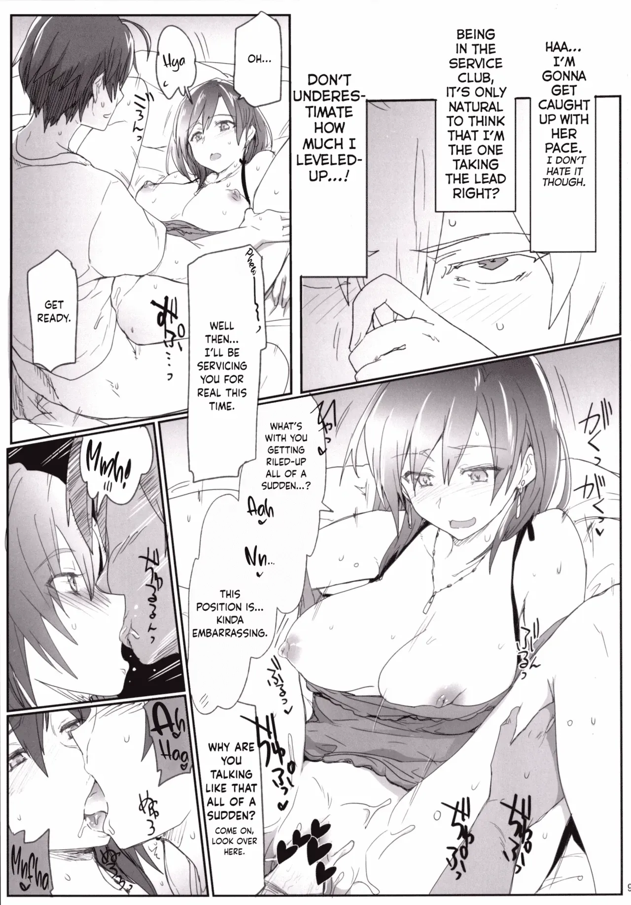 [RIBI Dou (Higata Akatsuki)] Houshi-bu no Seiteki na Katsudou no Seika. - Sexual activity of the volunteer club (Yahari Ore no Seishun Love Come wa Machigatteiru.) [English] [obsoletezero] [Digital] - Page 8