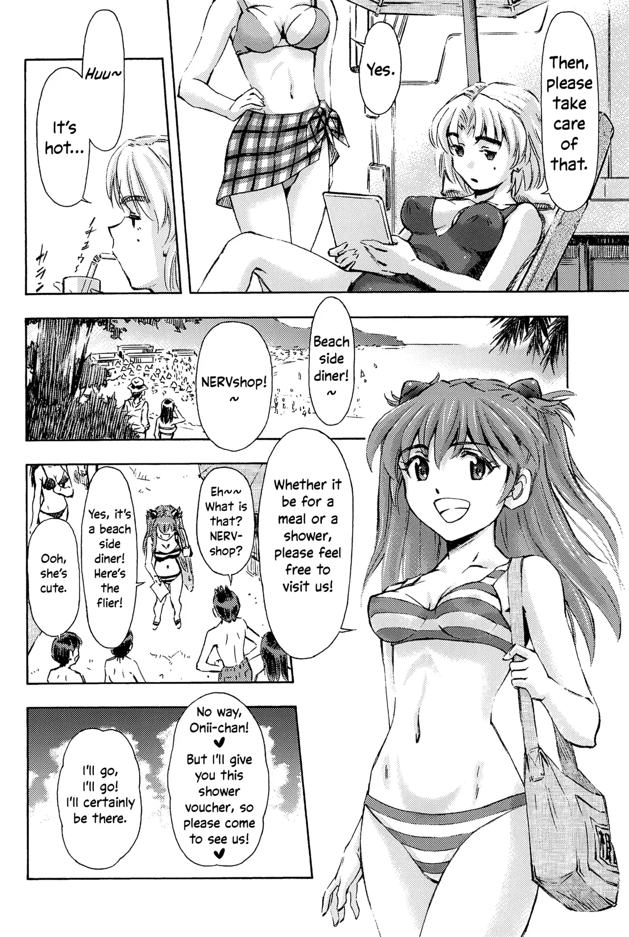 (COMIC1☆9) [Studio Wallaby (Kura Oh)] 3-nin Musume to Umi no Ie (Neon Genesis Evangelion) [English] [InsanePraetor] - Page 6